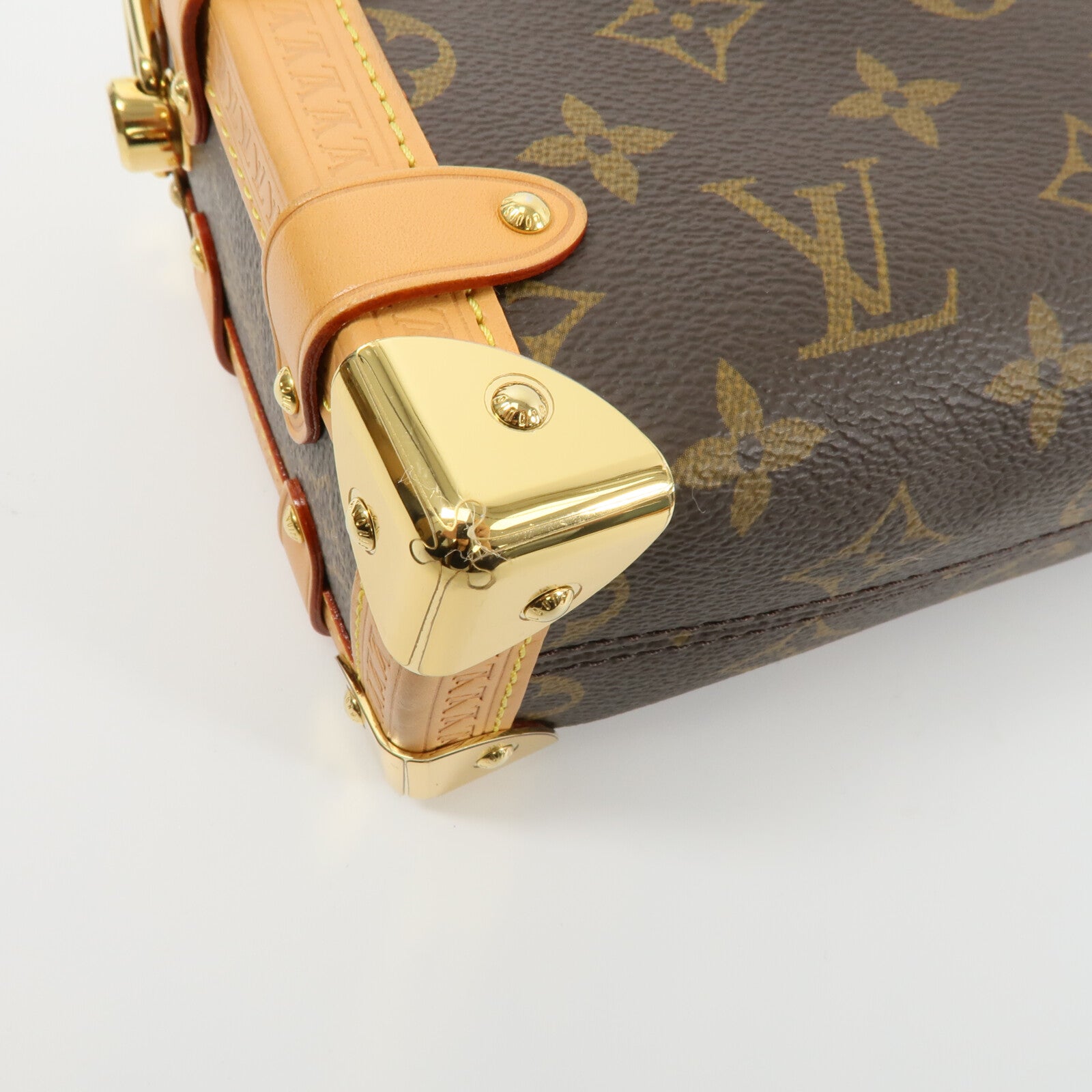 LOUIS VUITTON Monogram Side Trunk PM手挽肩背兩用袋