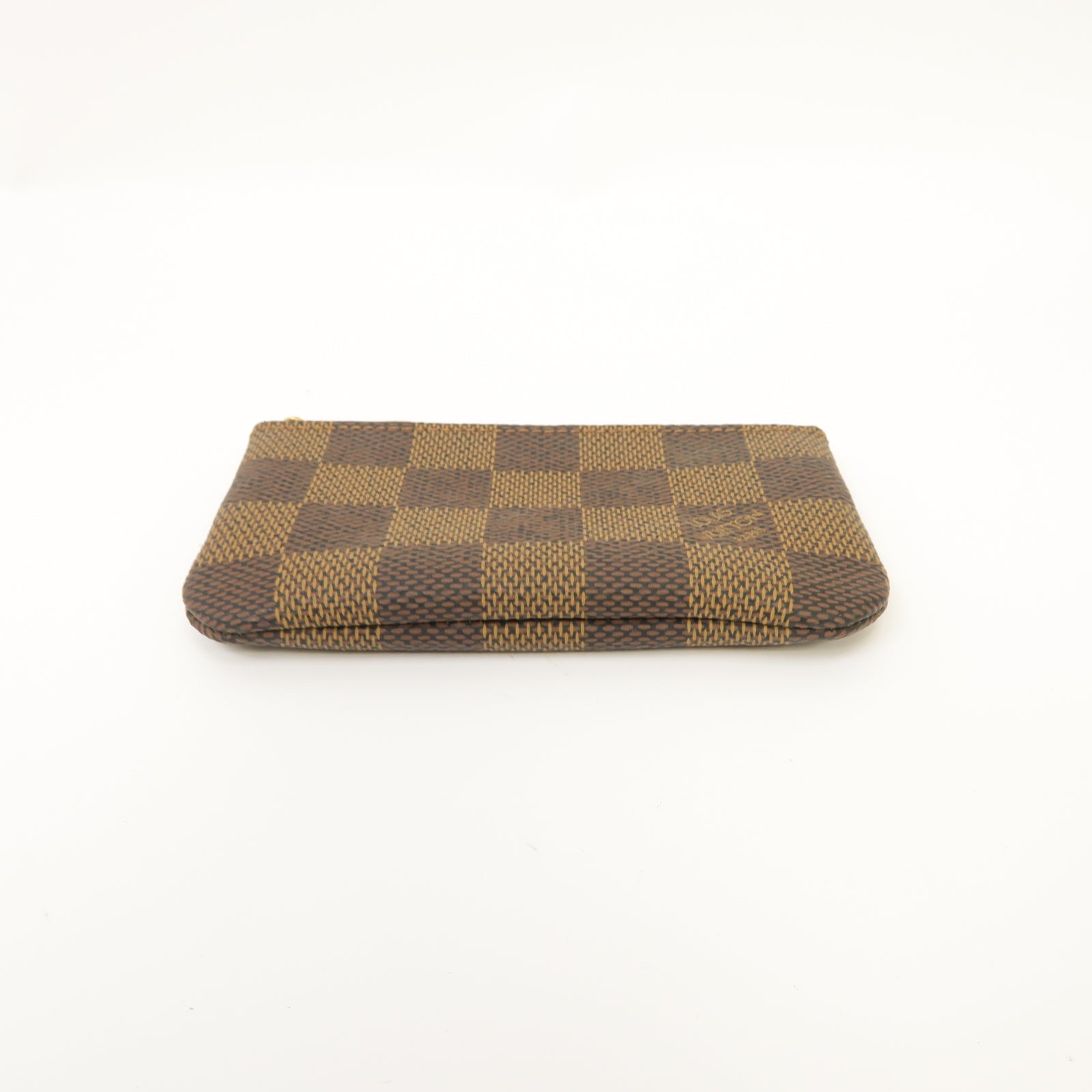 LOUIS VUITTON Damier Key & Coin Pouch金扣鑰匙零錢包啡色