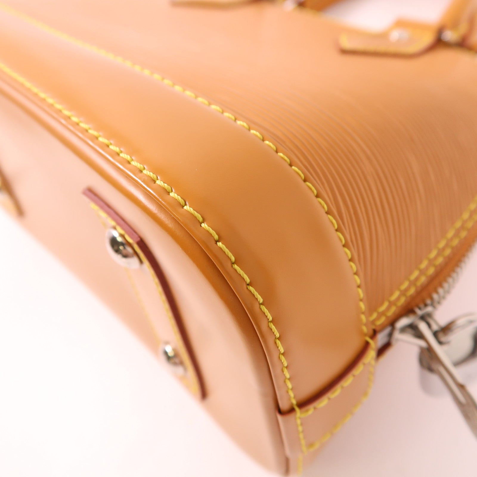 LOUIS VUITTON Epi Alma BB銀扣手挽肩背兩用袋