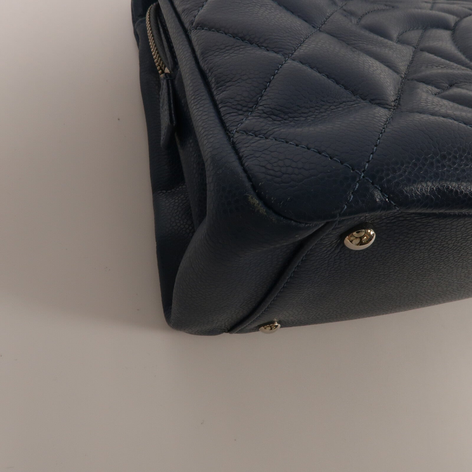 CHANEL 牛皮皮革Timeless CC Tote鏈帶肩背袋