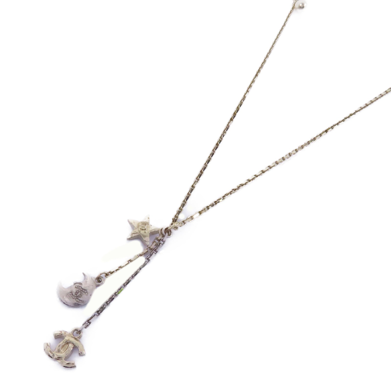 CHANEL PVC/金屬Necklace項鍊透明/金色