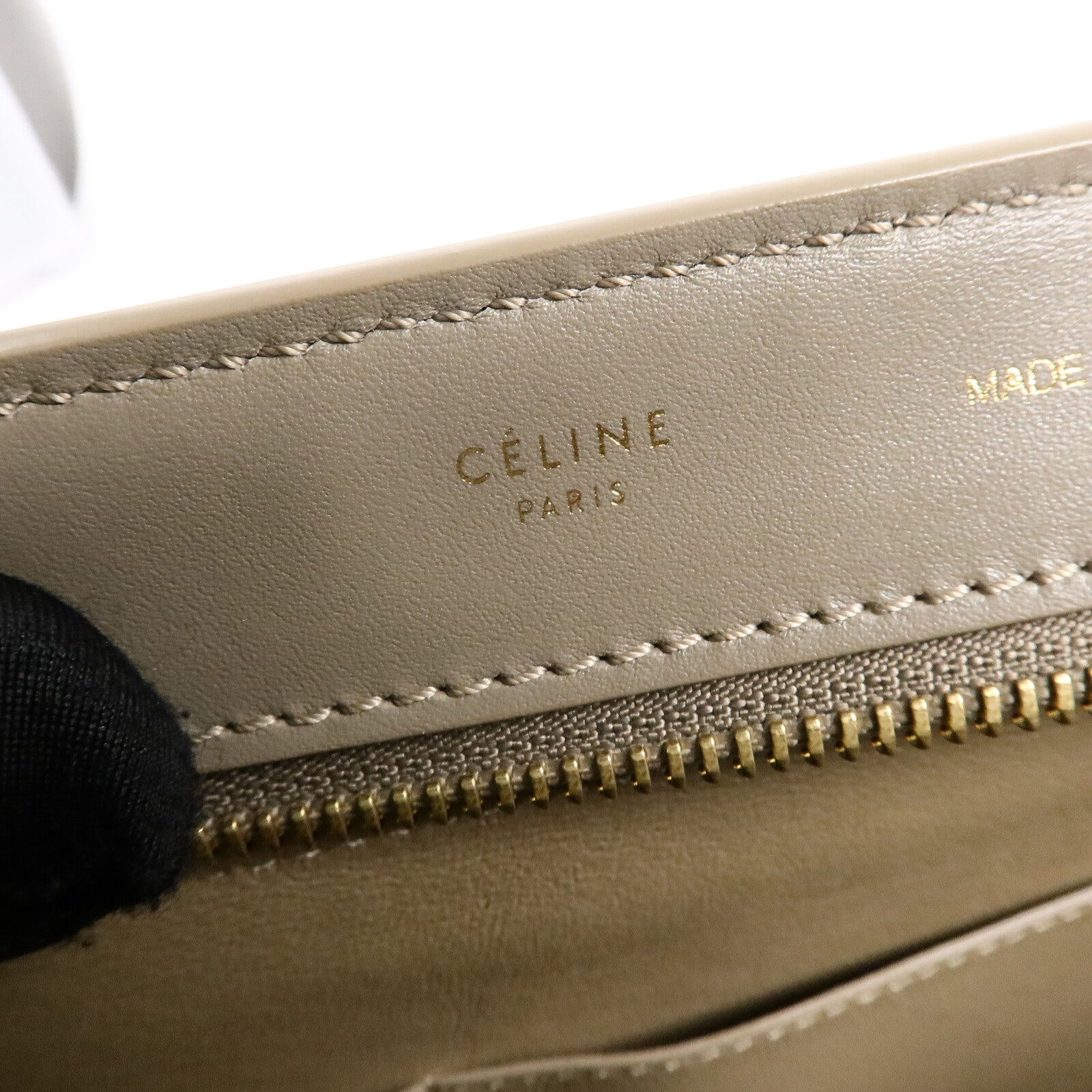 CELINE 牛皮皮革Trapeze Medium手挽肩背兩用袋