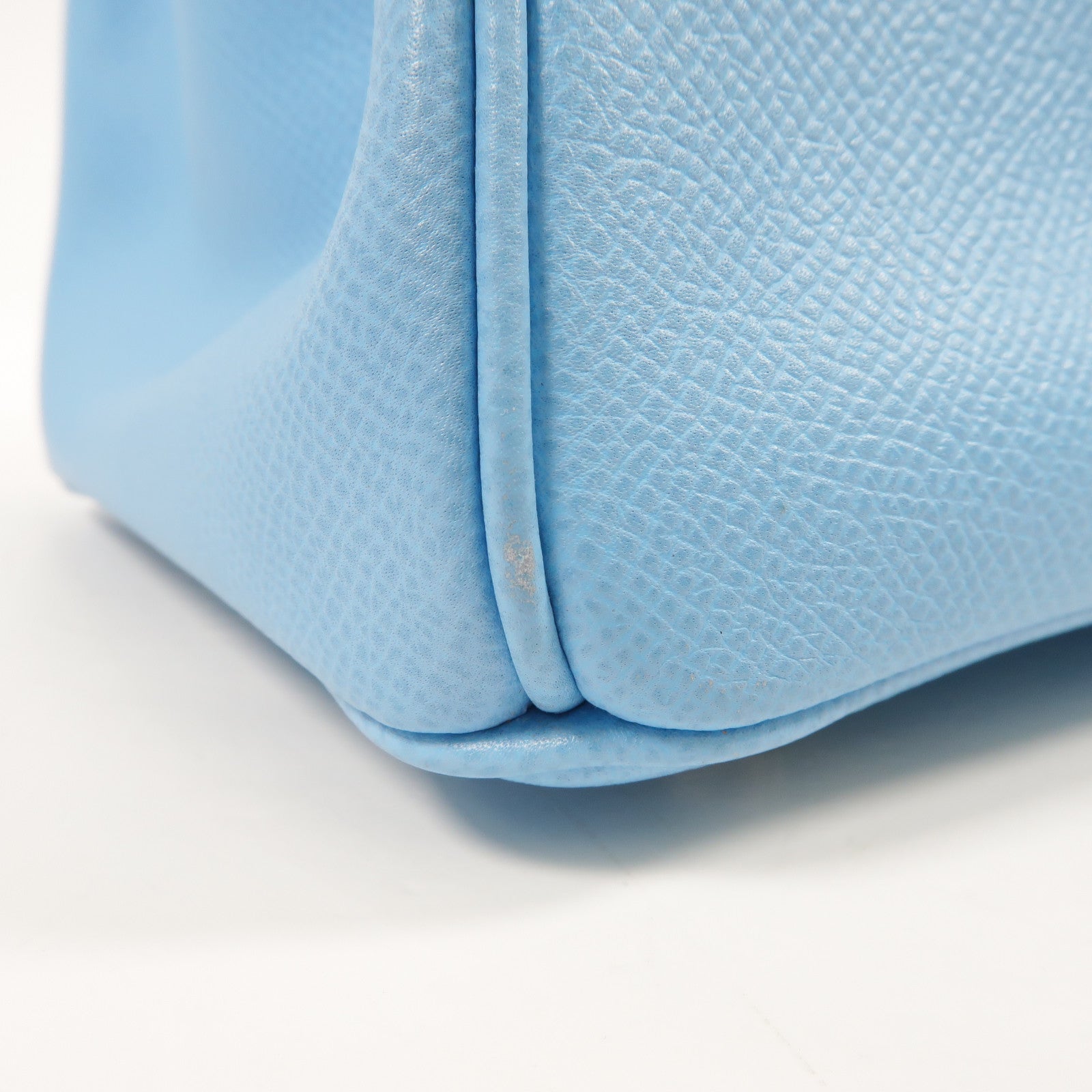 HERMES Epsom皮革Birkin 30 Candy手挽袋Blue Celeste/Mykonos