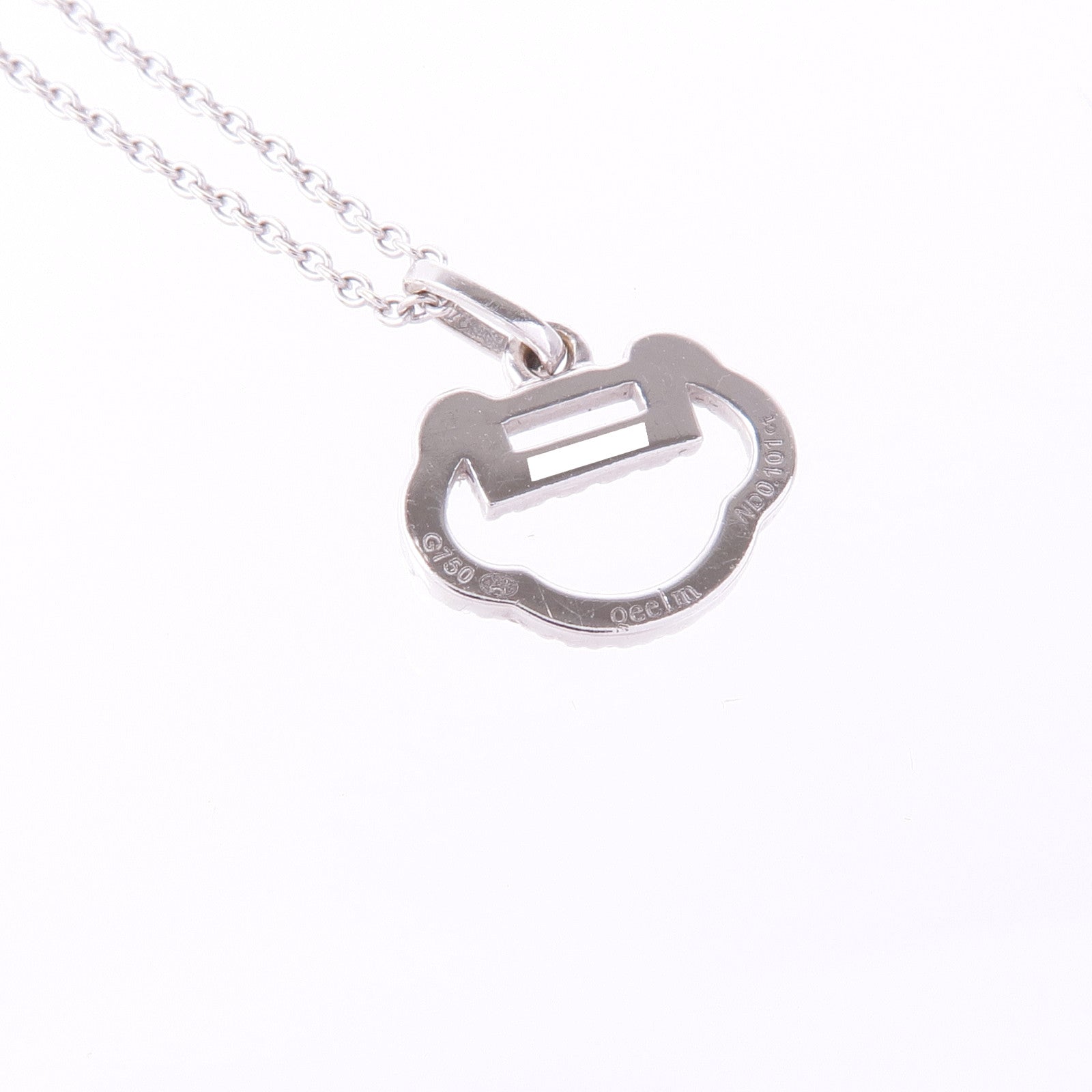 JEWELRY 18K白金Qeelin Yu Yi Diamond Necklace鑽石項鍊