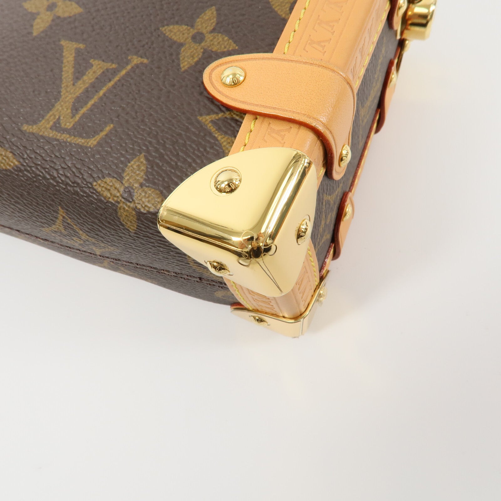 LOUIS VUITTON Monogram Side Trunk PM手挽肩背兩用袋
