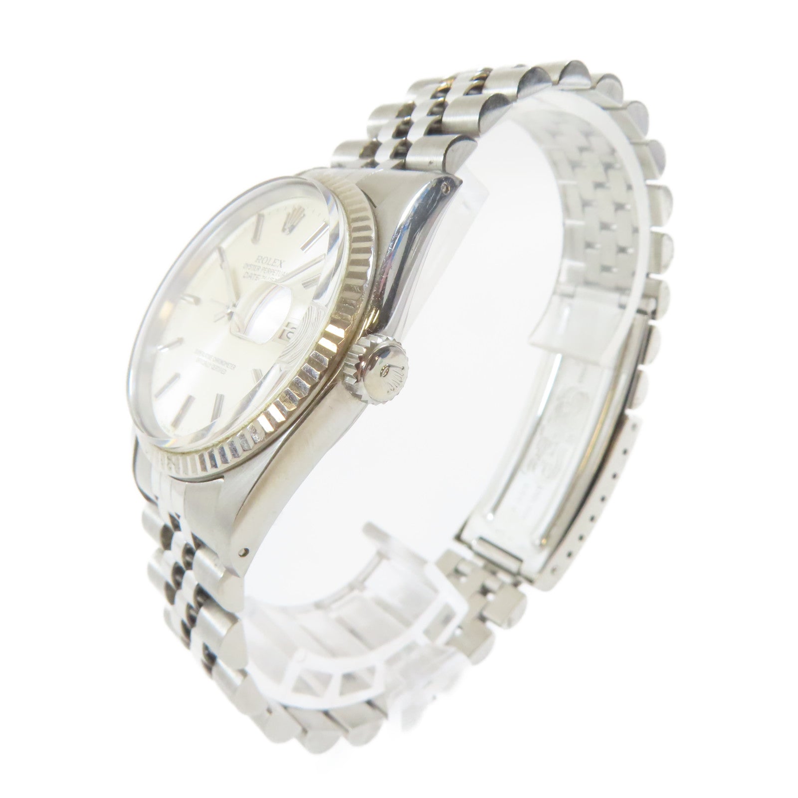 ROLEX Datejust不鏽鋼手錶自動機芯銀色#20cm