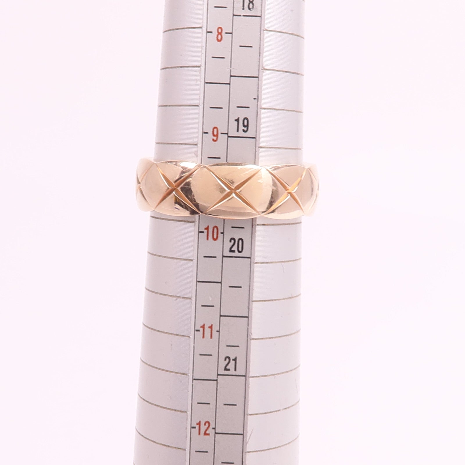 CHANEL 18K玫瑰金Coco Crush Ring戒指