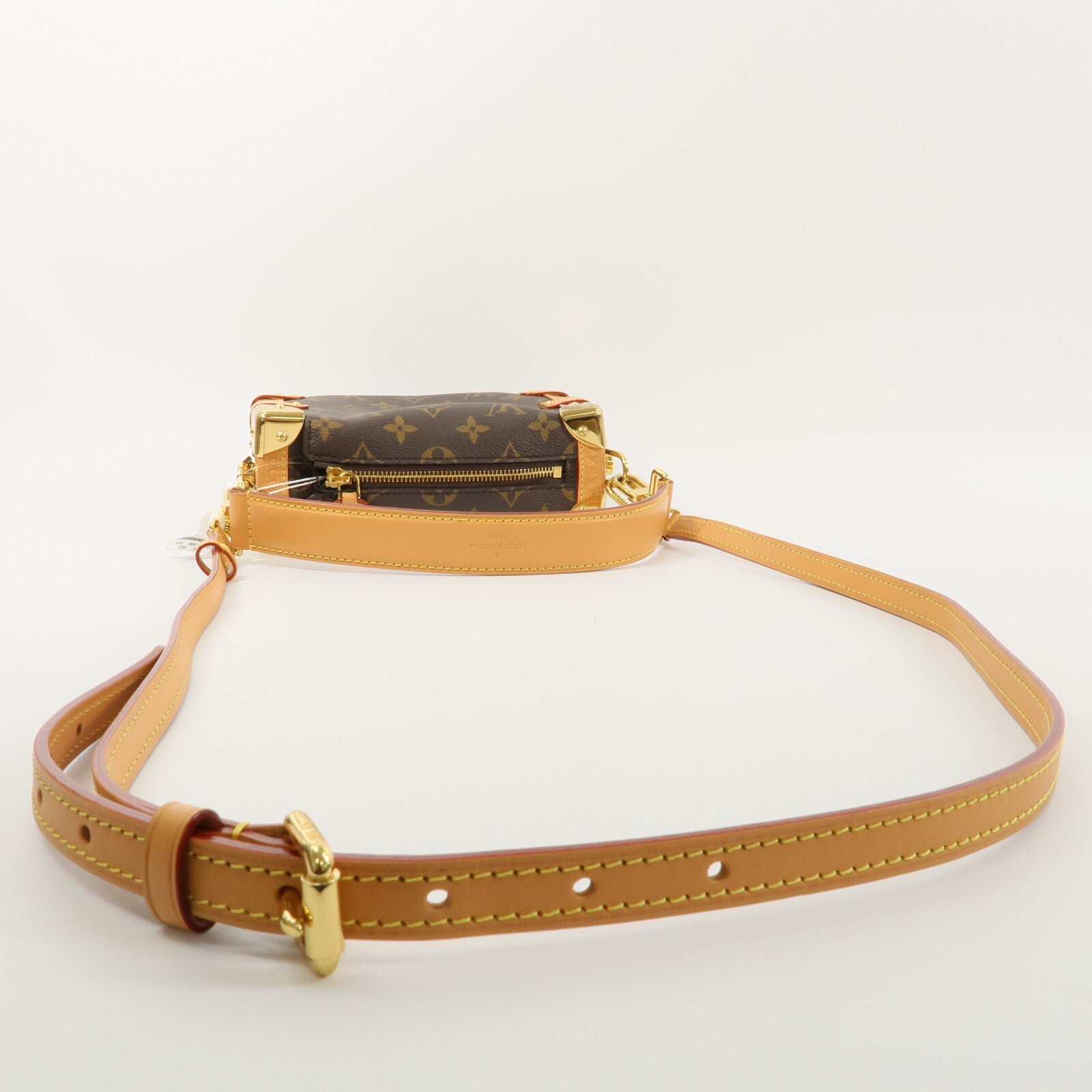 LOUIS VUITTON Monogram Side Trunk PM手挽肩背兩用袋