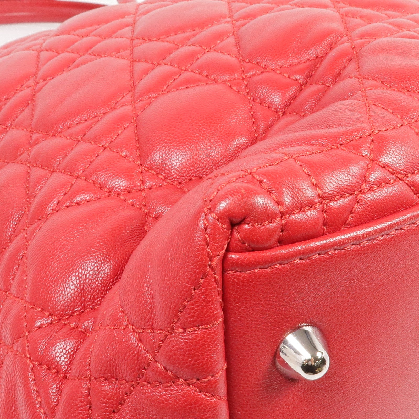 Dior 皮革Shoulder Bag/Handbag銀扣肩背袋/手挽袋