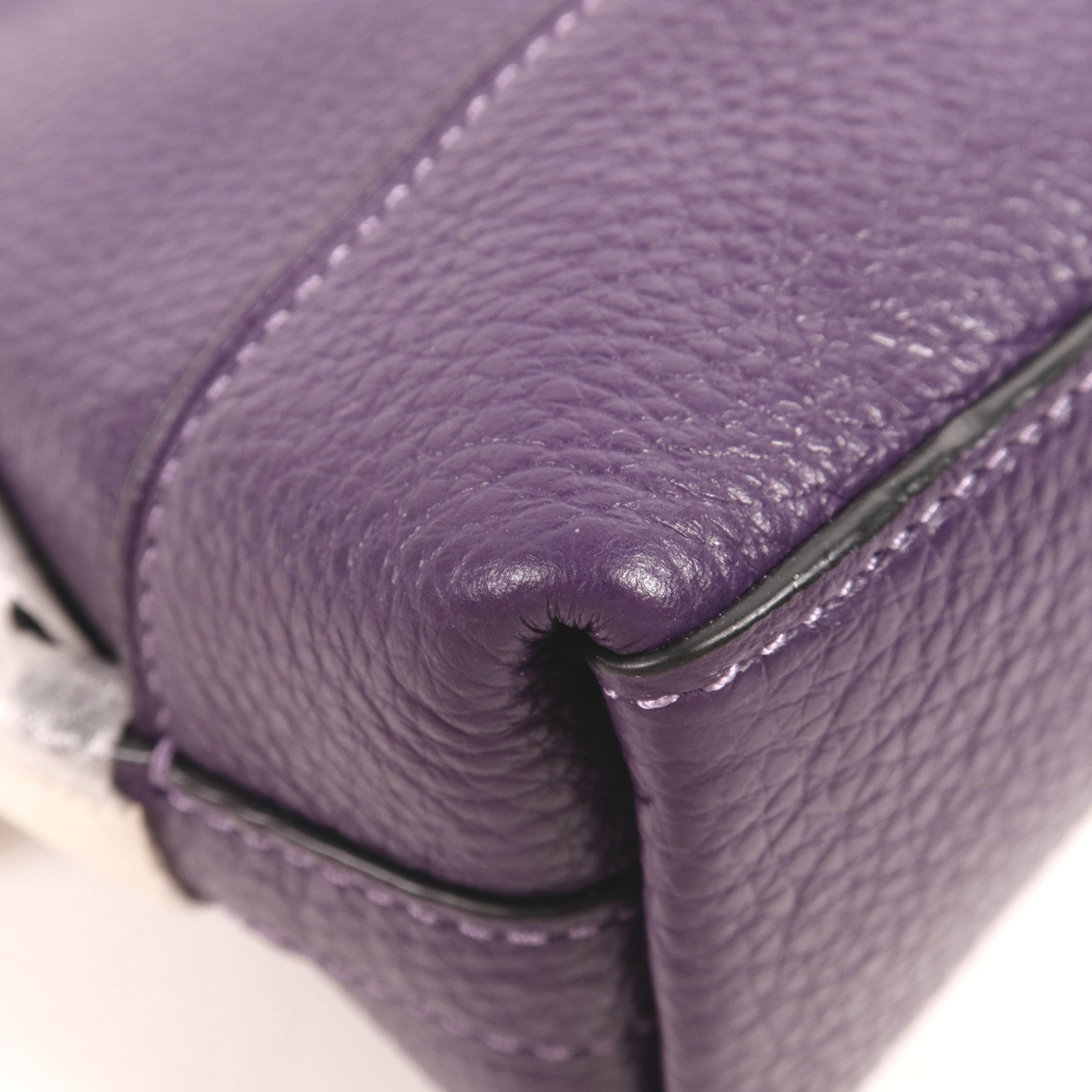 COACH 牛皮皮革Chain Shoulder金扣肩背袋