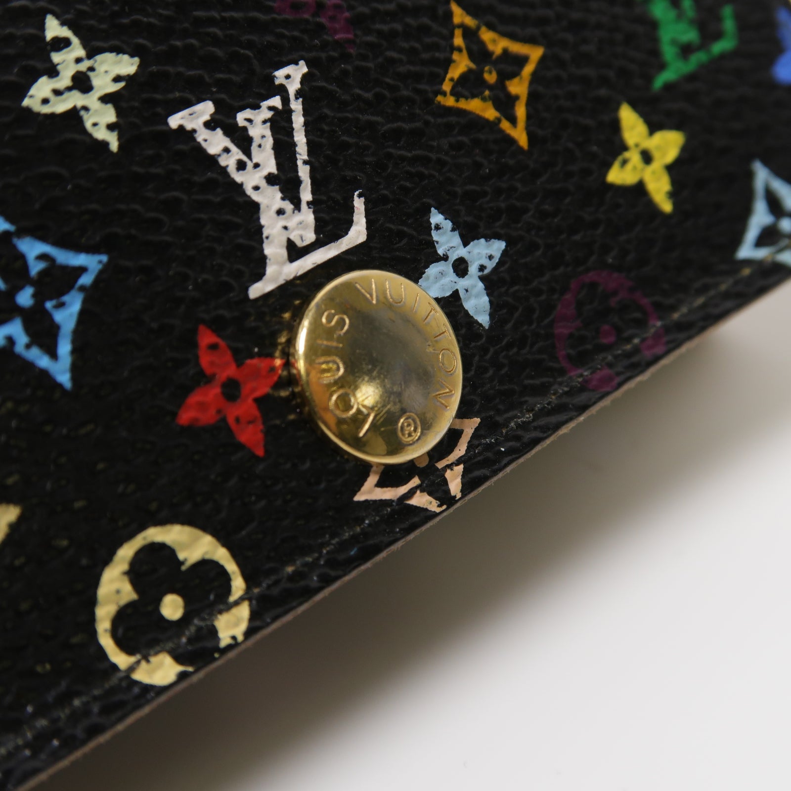 LOUIS VUITTON 【激減優惠】Monogram Multicolore Multicles 4 Key Holder金扣鎖匙包黑色/彩色
