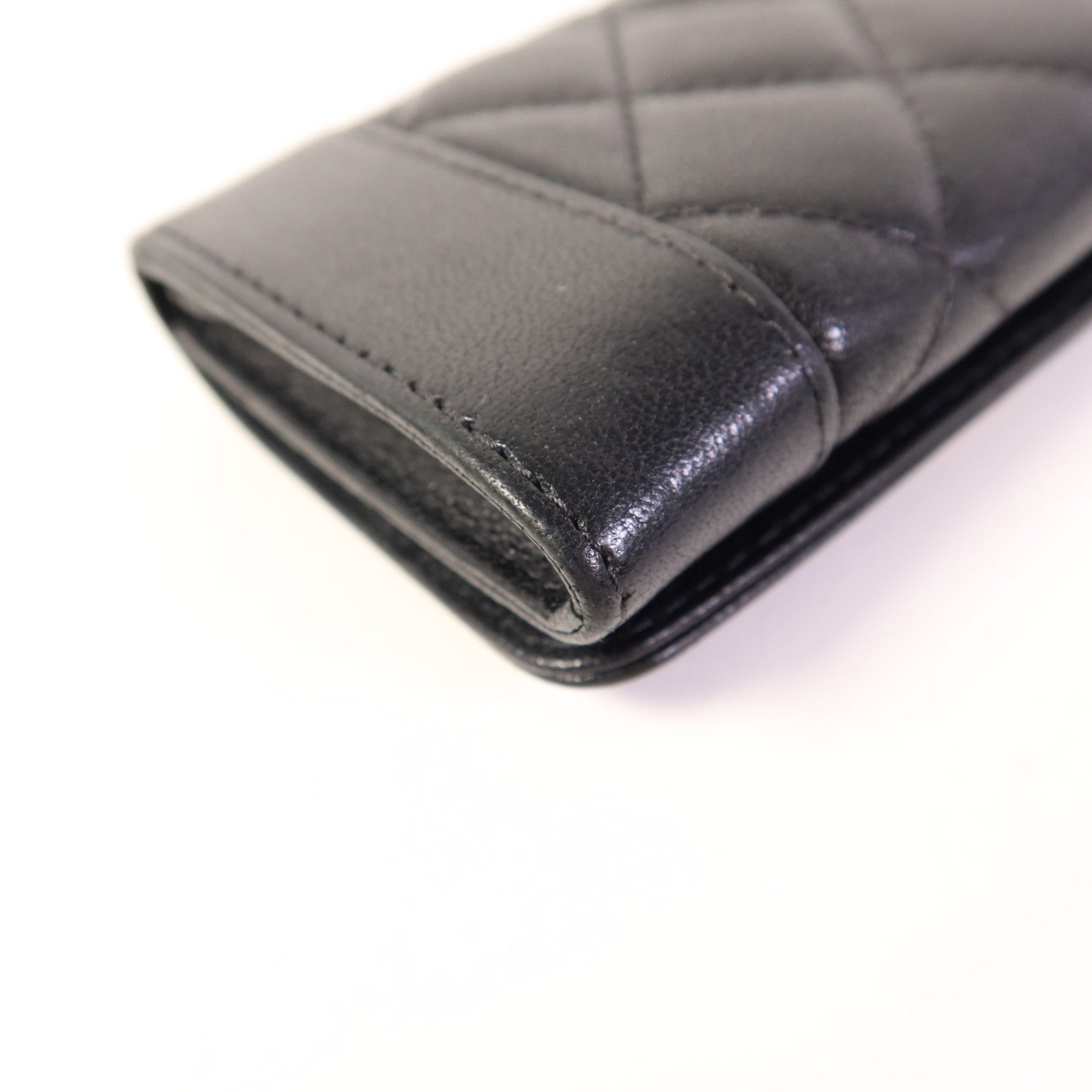 CHANEL 羊皮皮革Card Case金扣卡片套