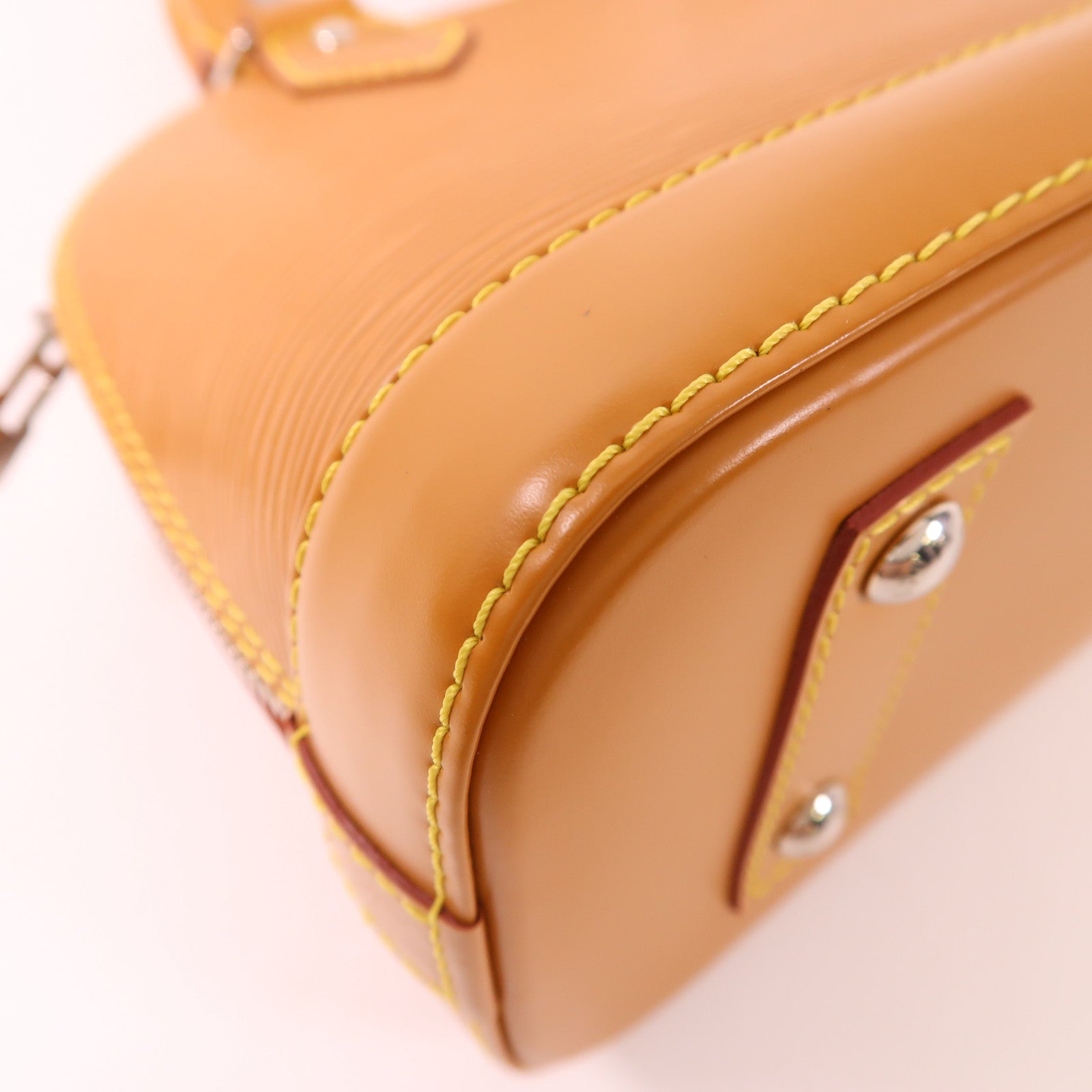 LOUIS VUITTON Epi Alma BB銀扣手挽肩背兩用袋