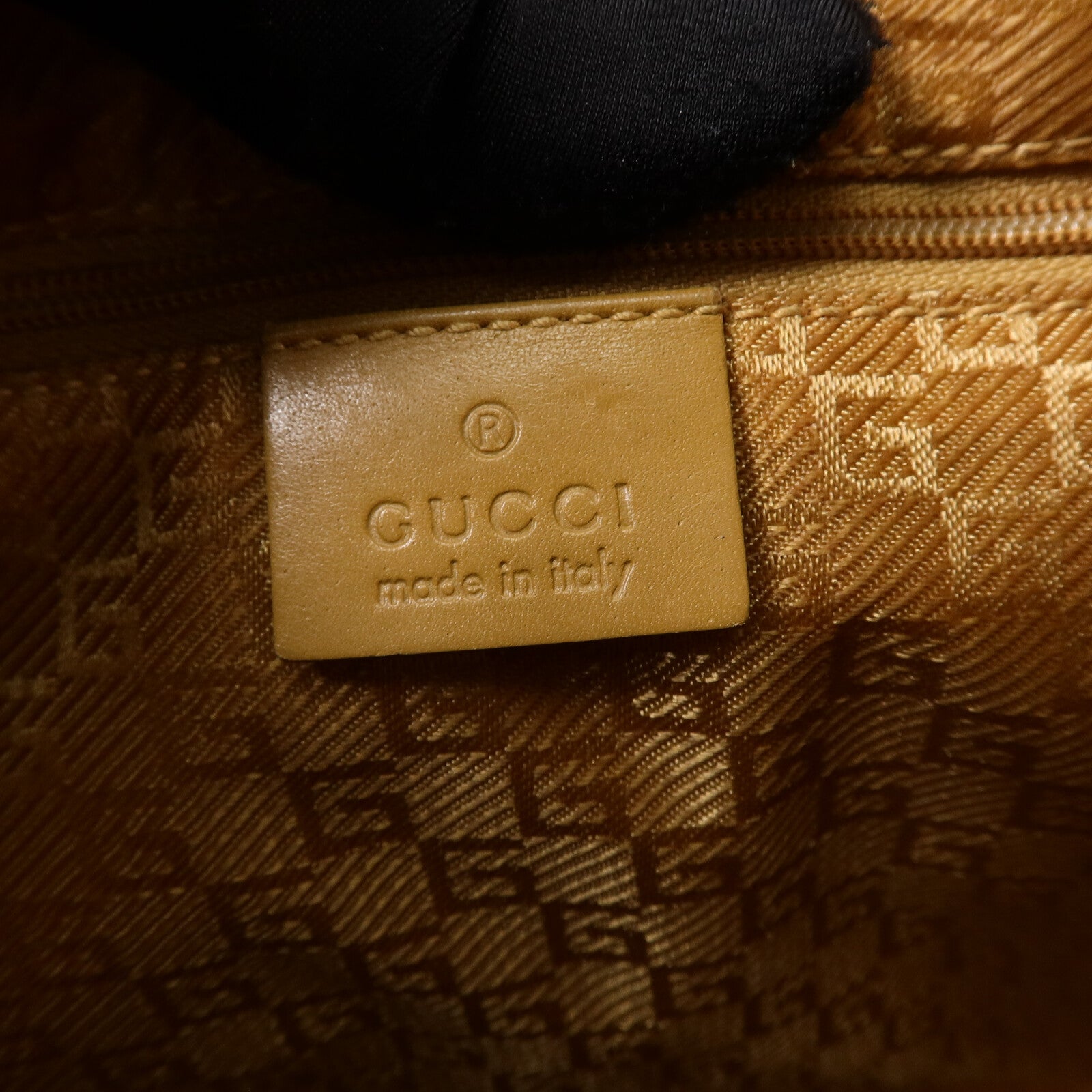 GUCCI 麂皮皮革Bamboo Jackie肩背袋