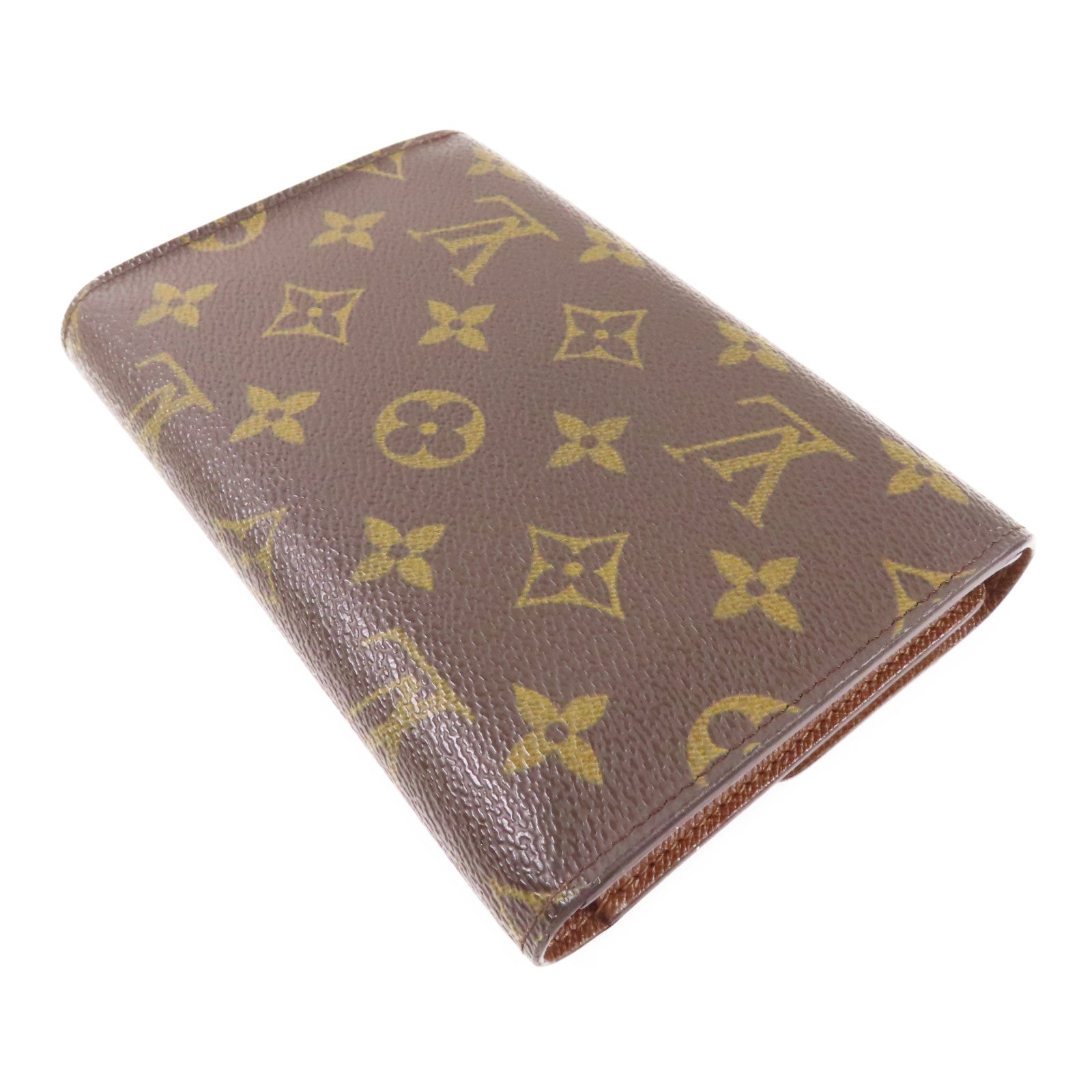 LOUIS VUITTON Monogram Porte Tresor Etui Papiers金扣錢包
