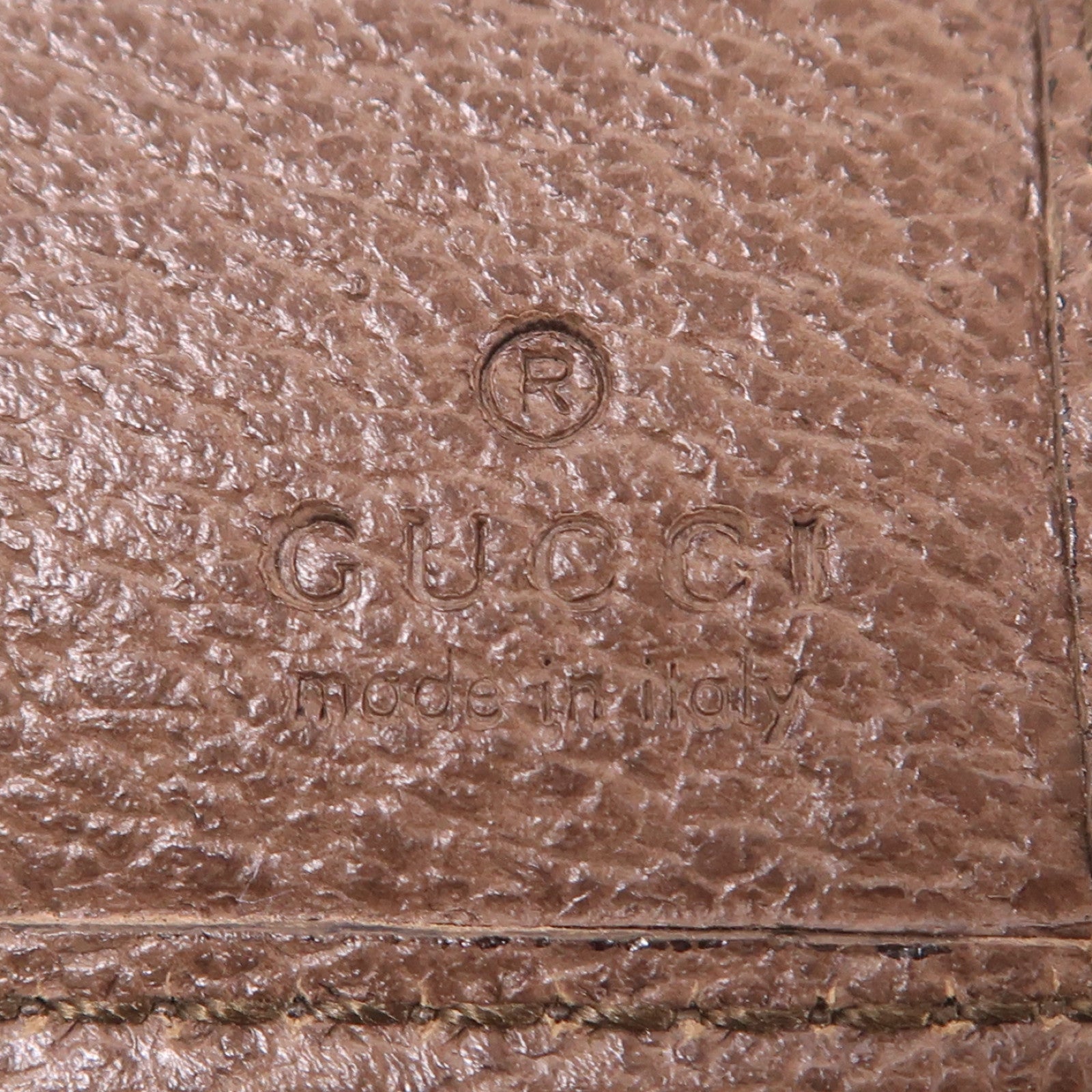 GUCCI 塗層帆布Wallet金扣錢包