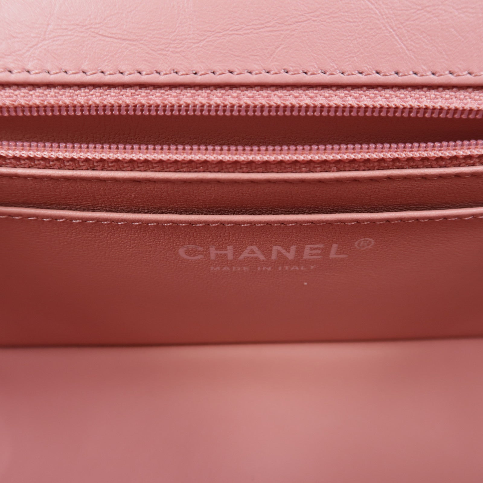 CHANEL 【激減優惠】牛皮皮革Mini 2.55銀扣鏈帶肩背袋