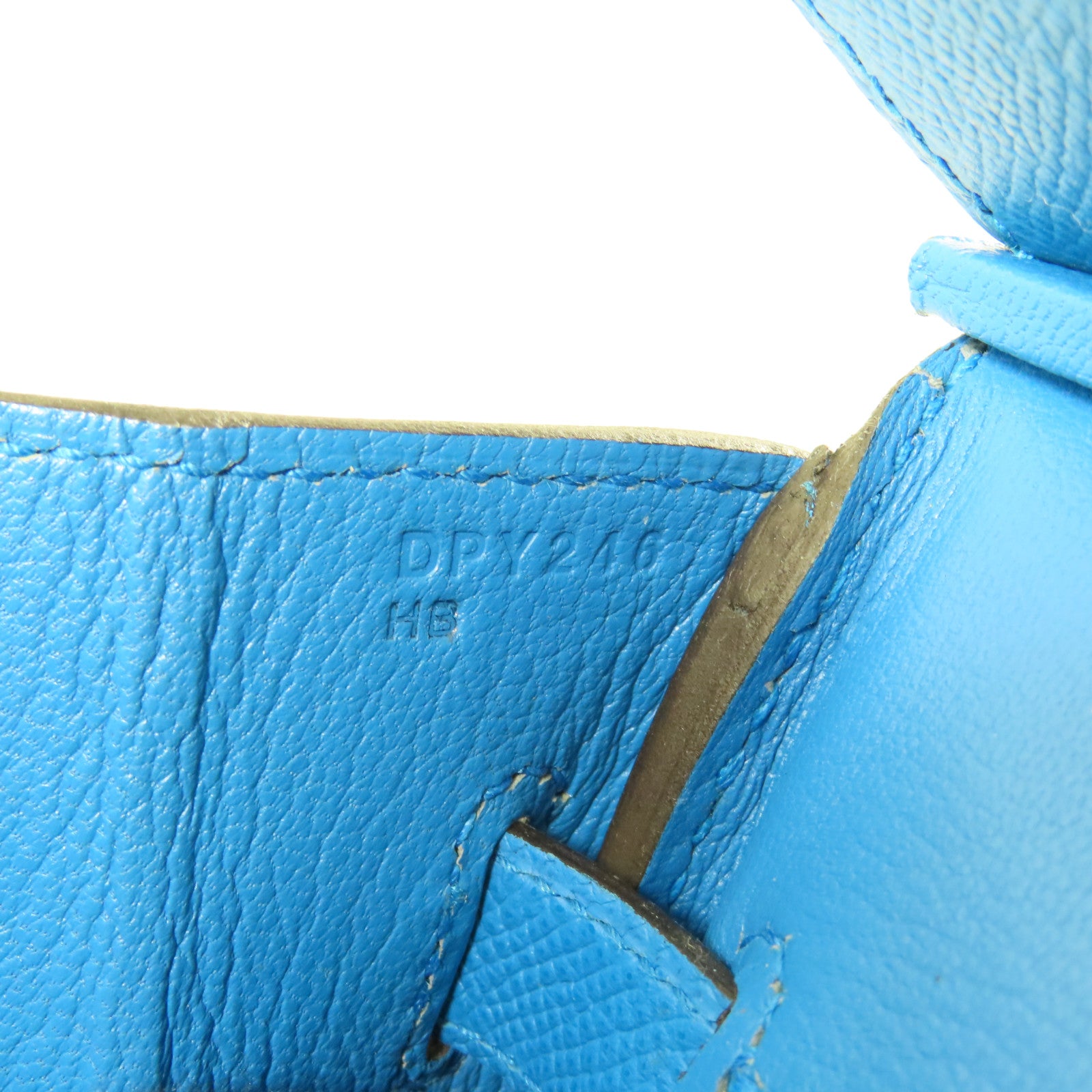 HERMES 【激減優惠】Epsom皮革Birkin 30金扣手挽袋Blue Zanzibar