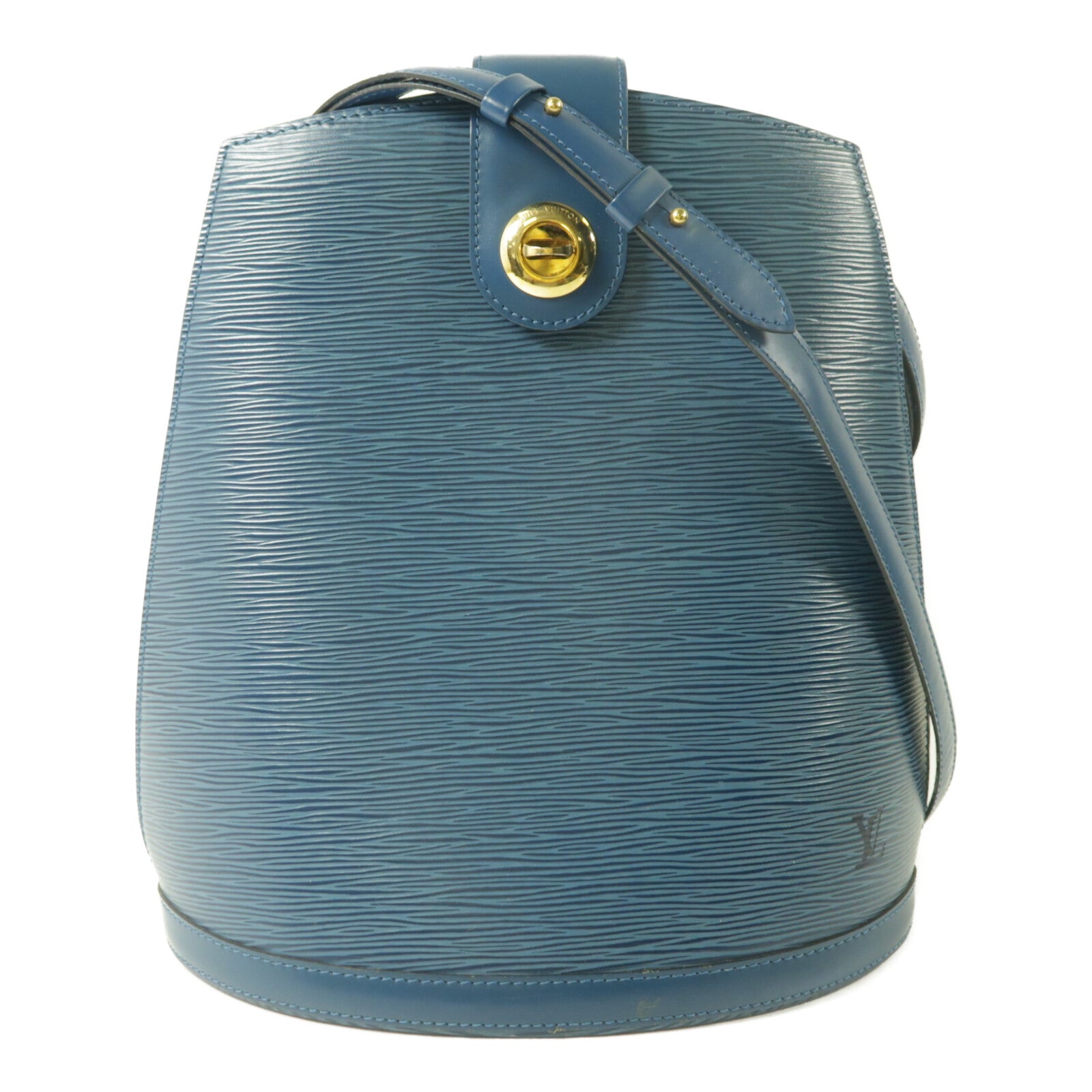 LOUIS VUITTON Epi 1993 Blue Epi Cluny肩背袋
