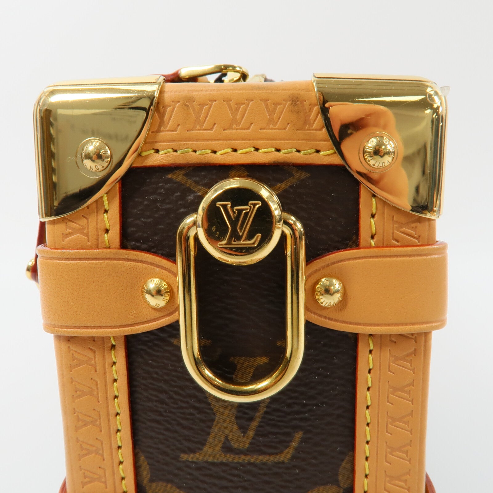 LOUIS VUITTON Monogram Side Trunk PM手挽肩背兩用袋