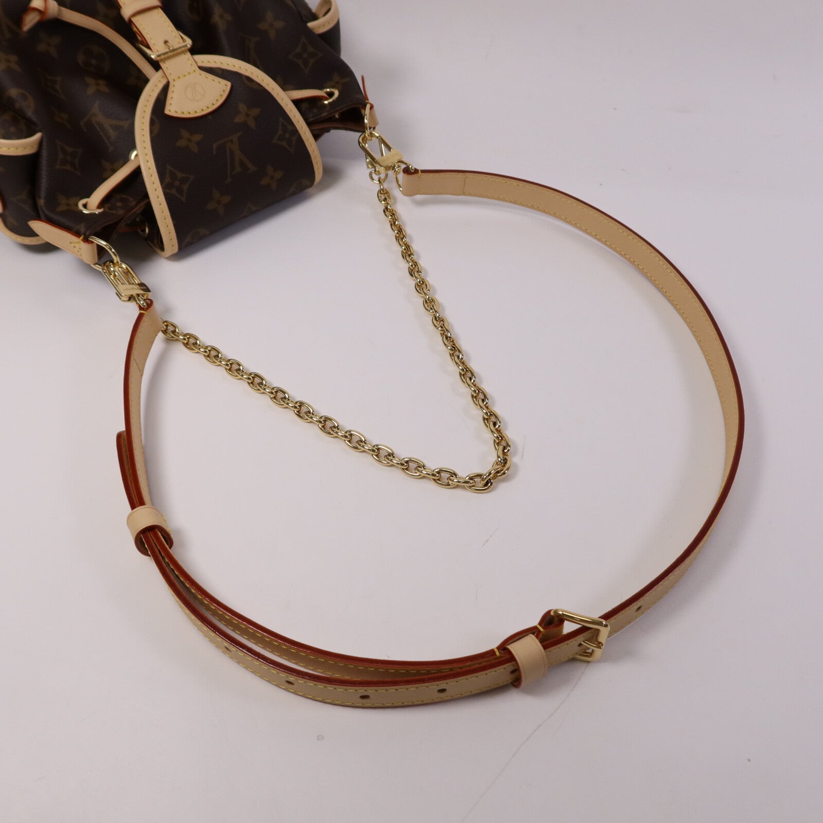 LOUIS VUITTON Monogram Odyssee金扣鏈帶肩背袋