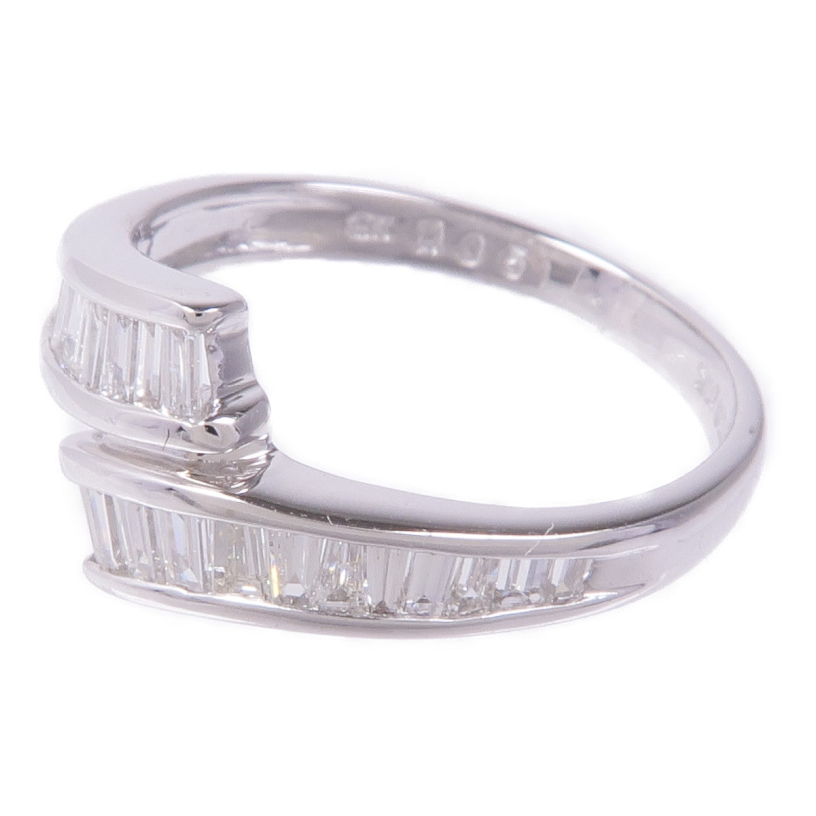 JEWELRY 【激減優惠】18K白金Diamond Ring鑽石戒指US#5