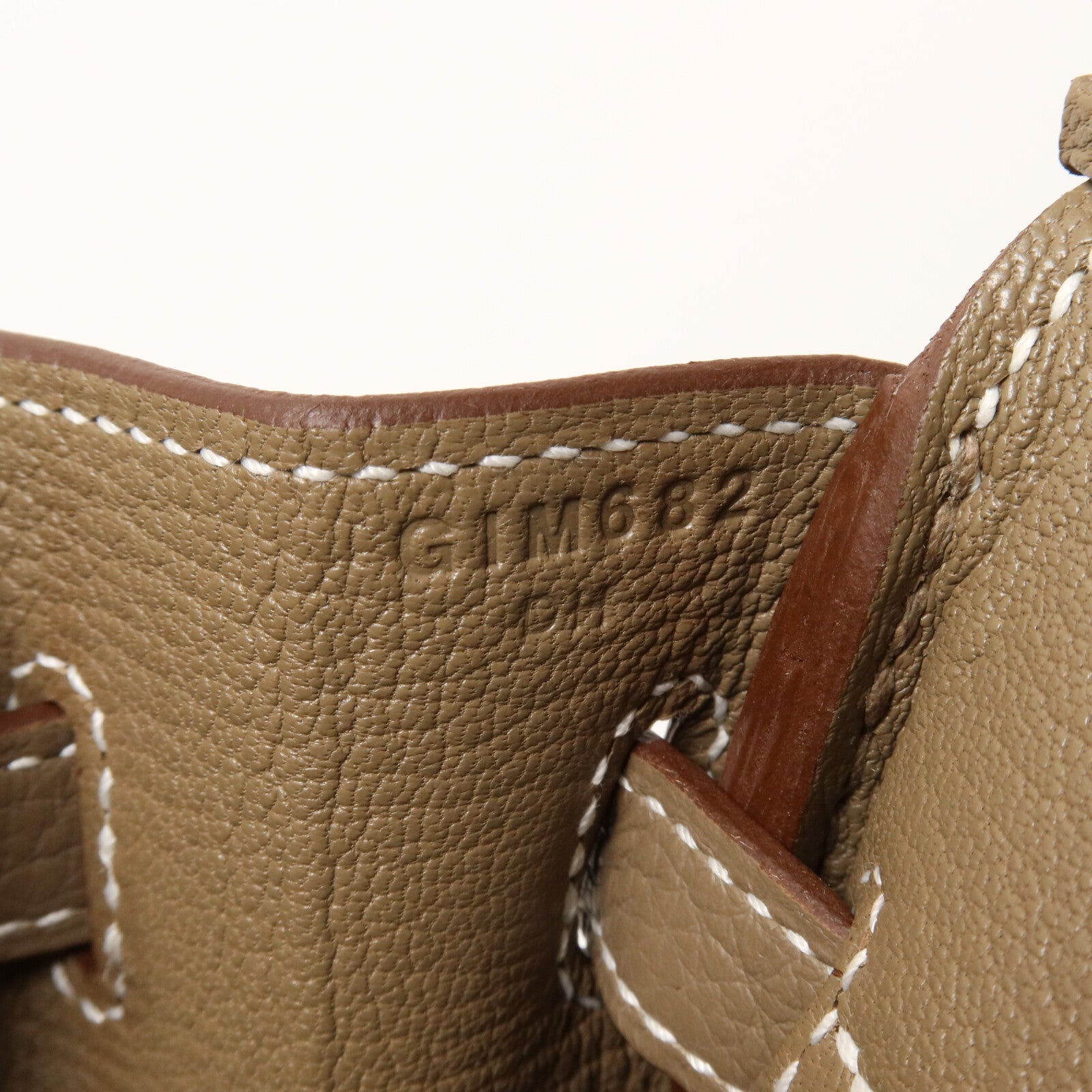 HERMES Togo皮革Birkin 25手挽袋Etoupe