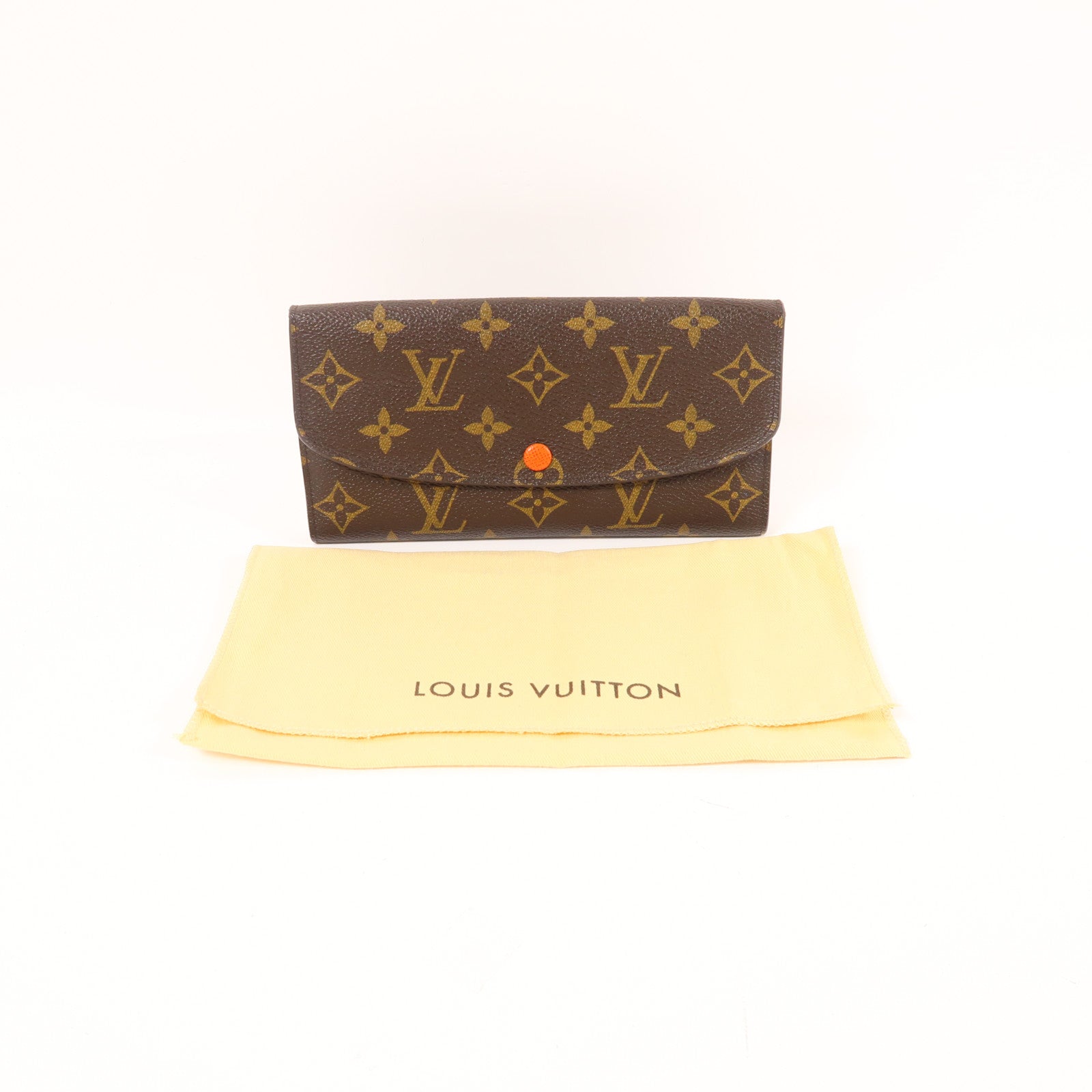 LOUIS VUITTON Monogram Long Wallet金扣長錢包