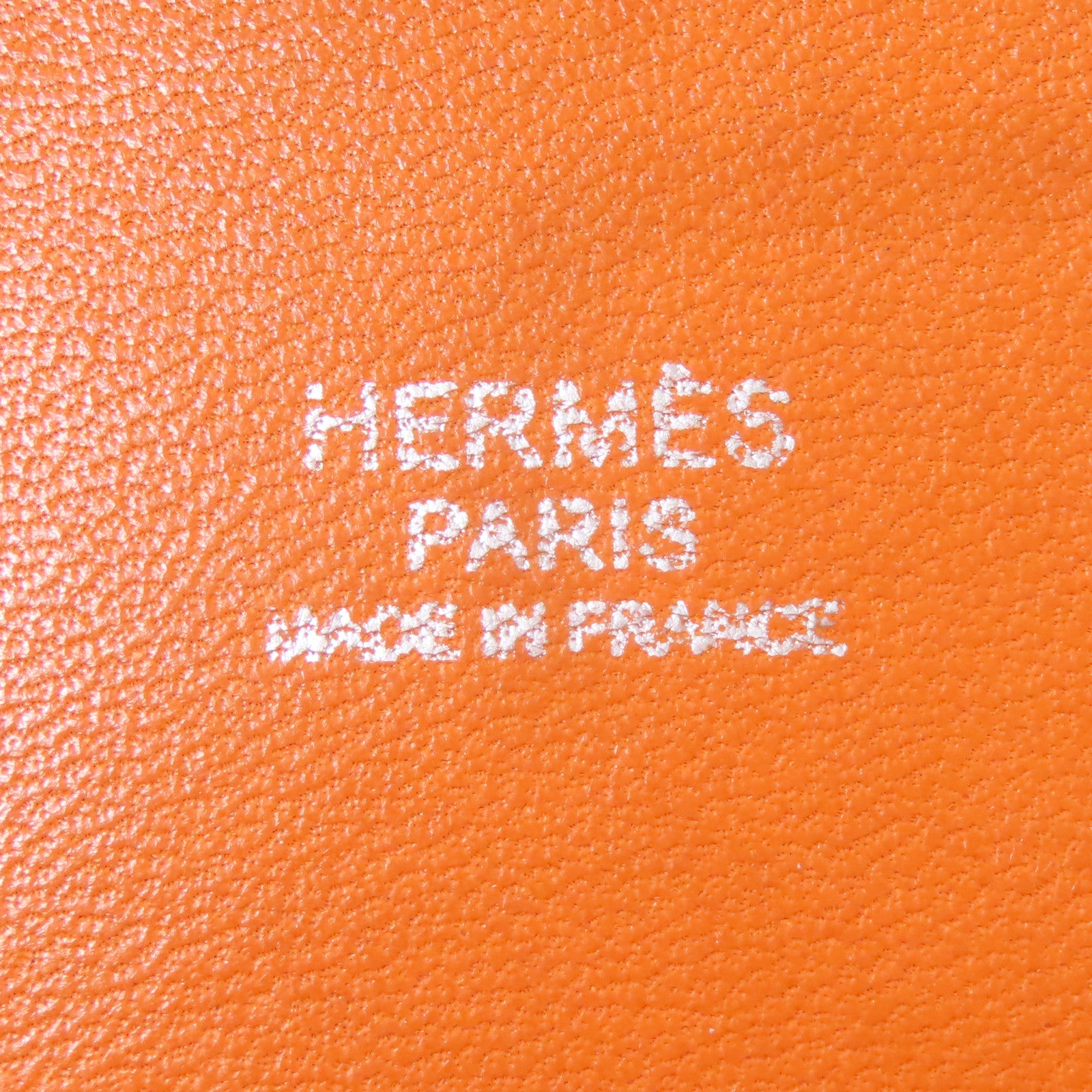 HERMES Clemence皮革Bolide 31銀扣手挽肩背兩用袋Orange