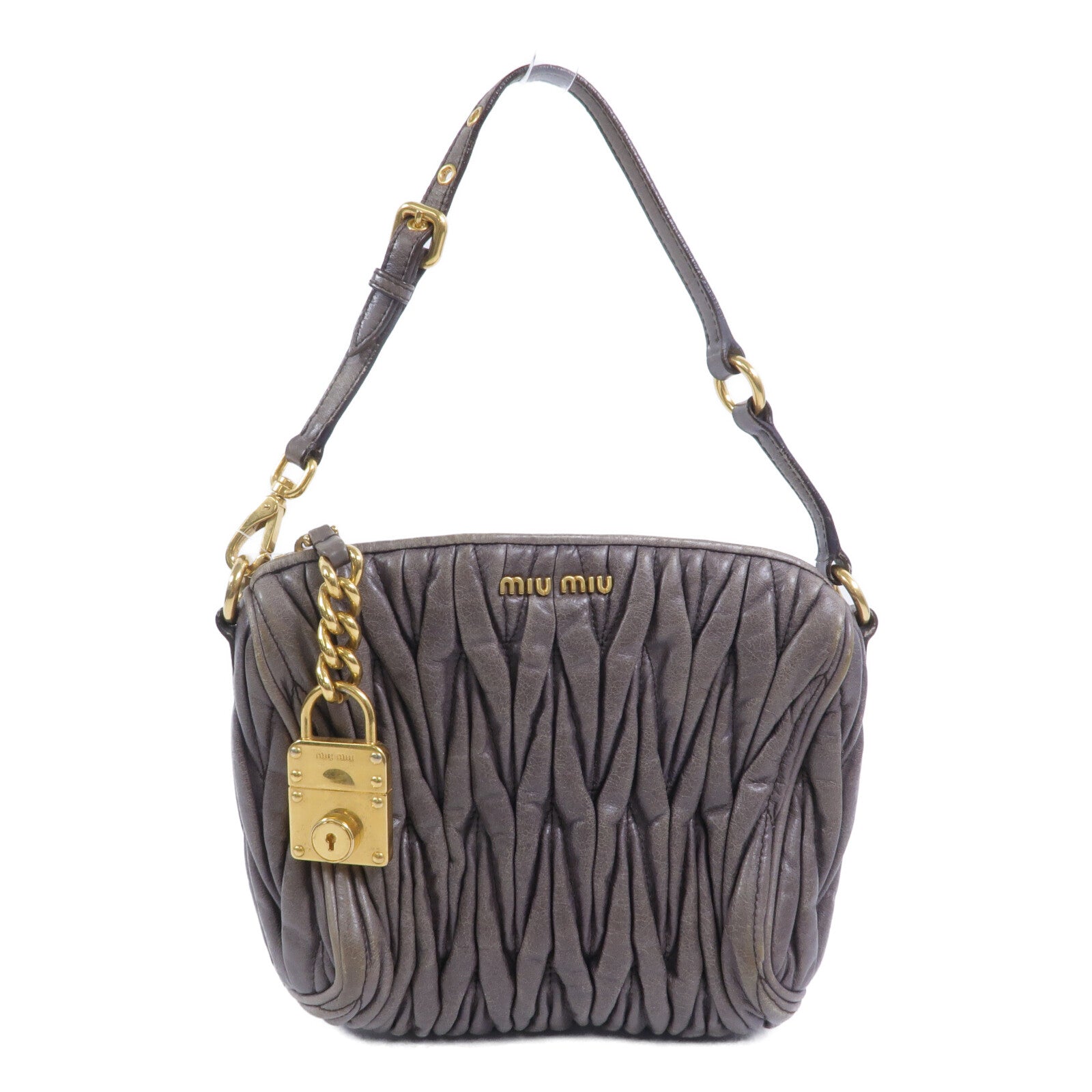Miu Miu 羊皮皮革Shoulder Bag肩背袋