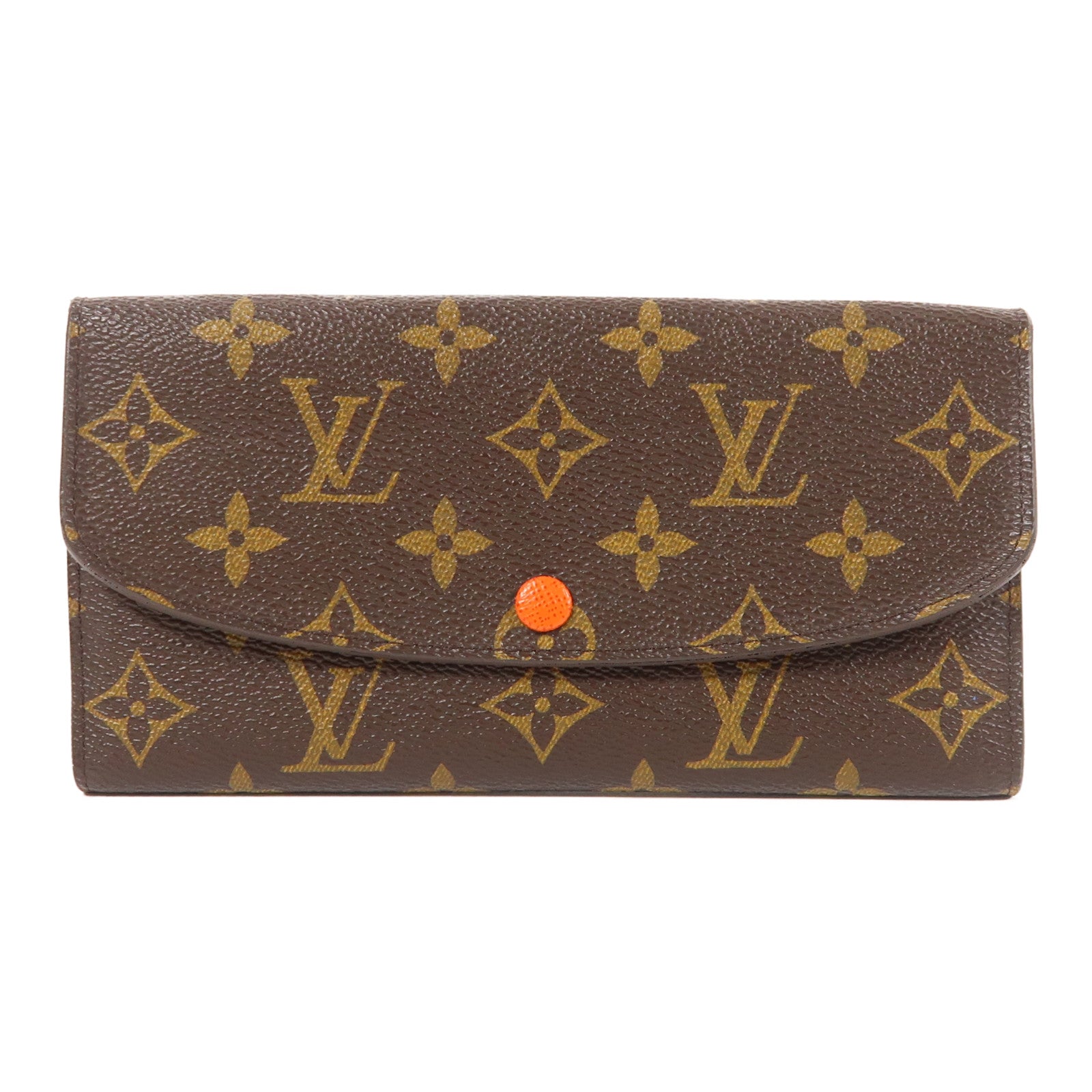 LOUIS VUITTON Monogram Long Wallet金扣長錢包