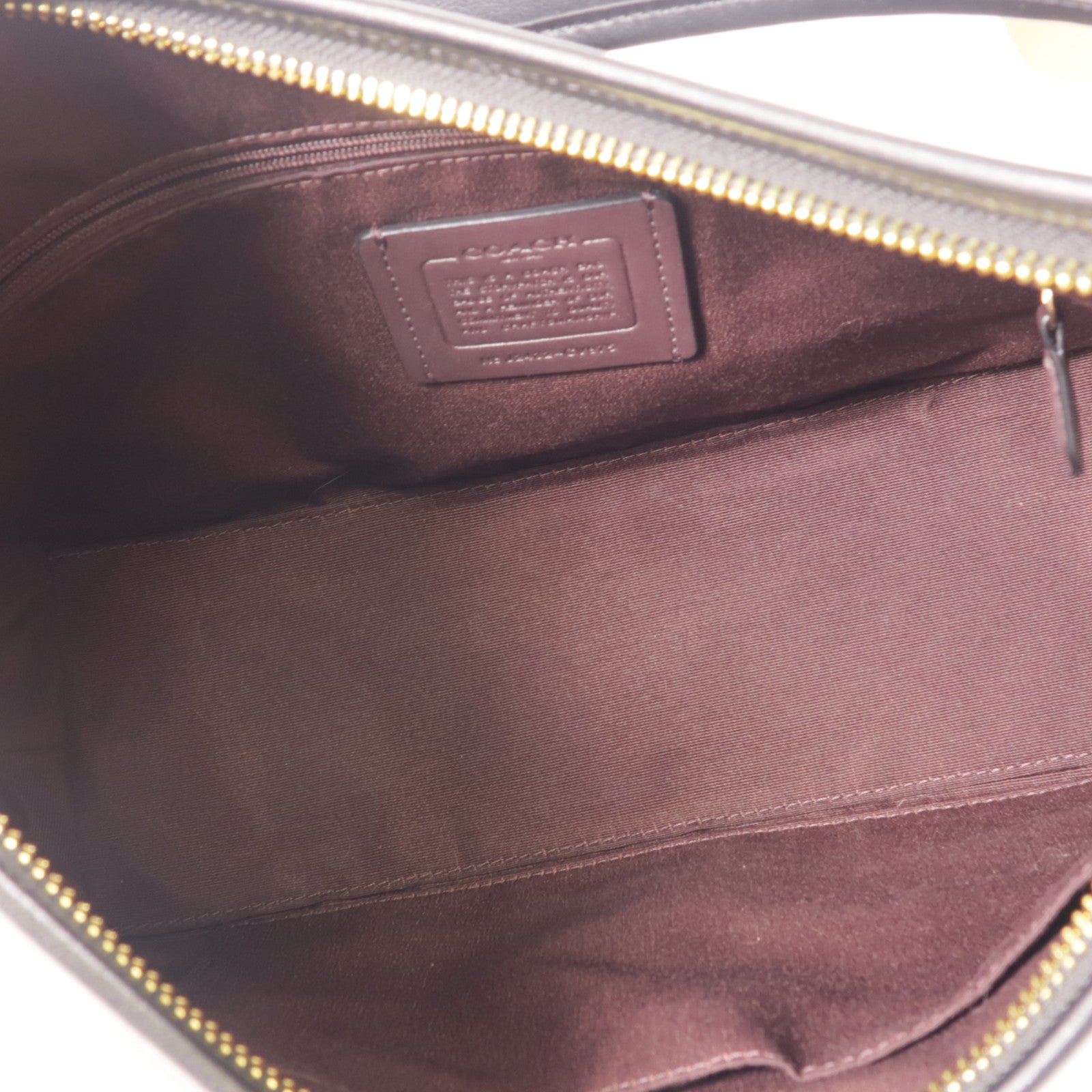 COACH 帆布Shoulder Bag金扣肩背袋