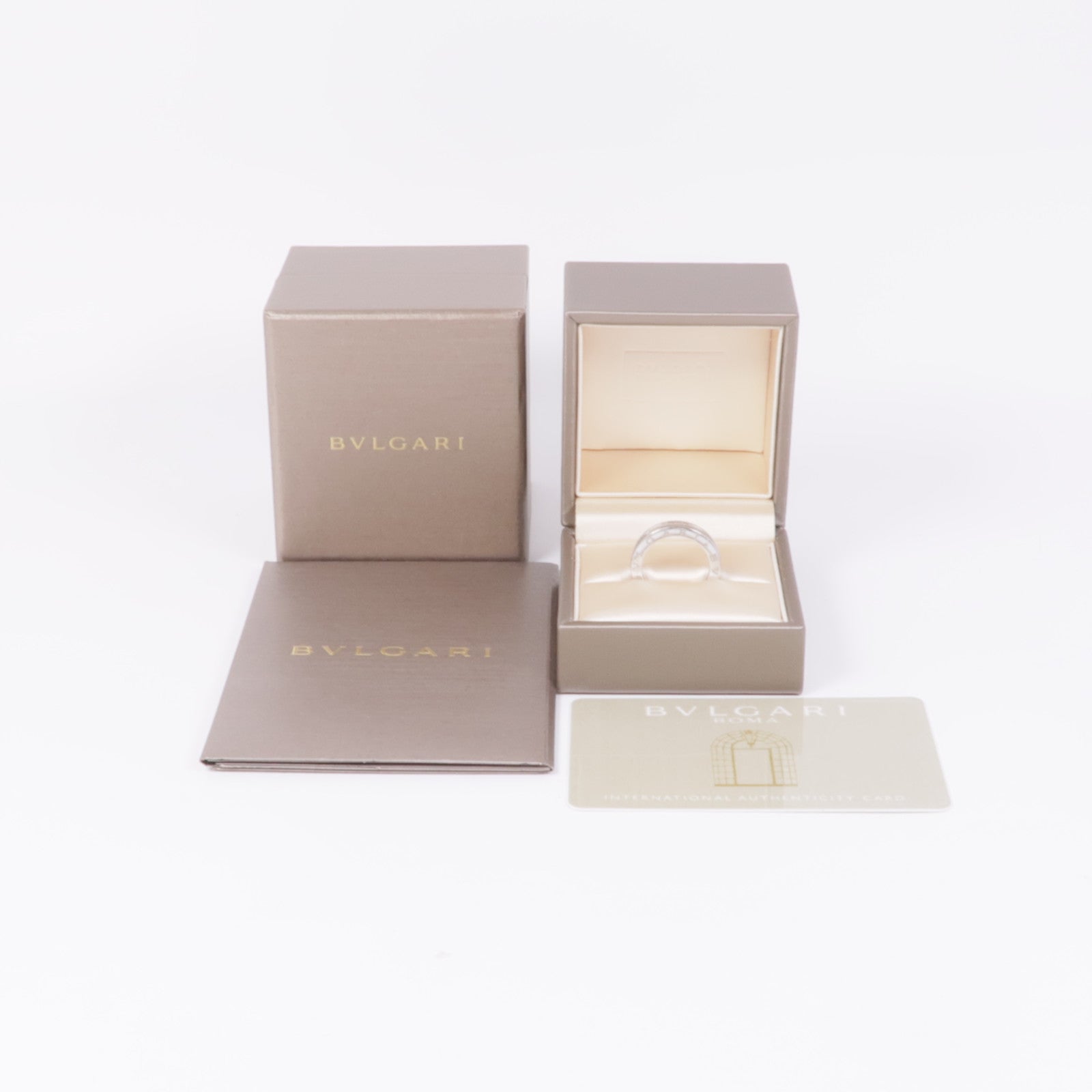 BVLGARI 18K白金B-Zero1 Ring戒指US#6.75