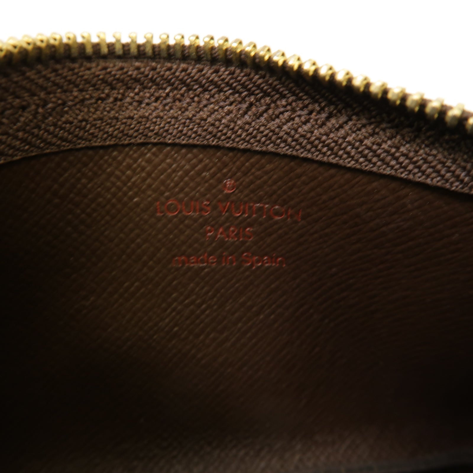 LOUIS VUITTON Damier Key & Coin Pouch金扣鑰匙零錢包啡色