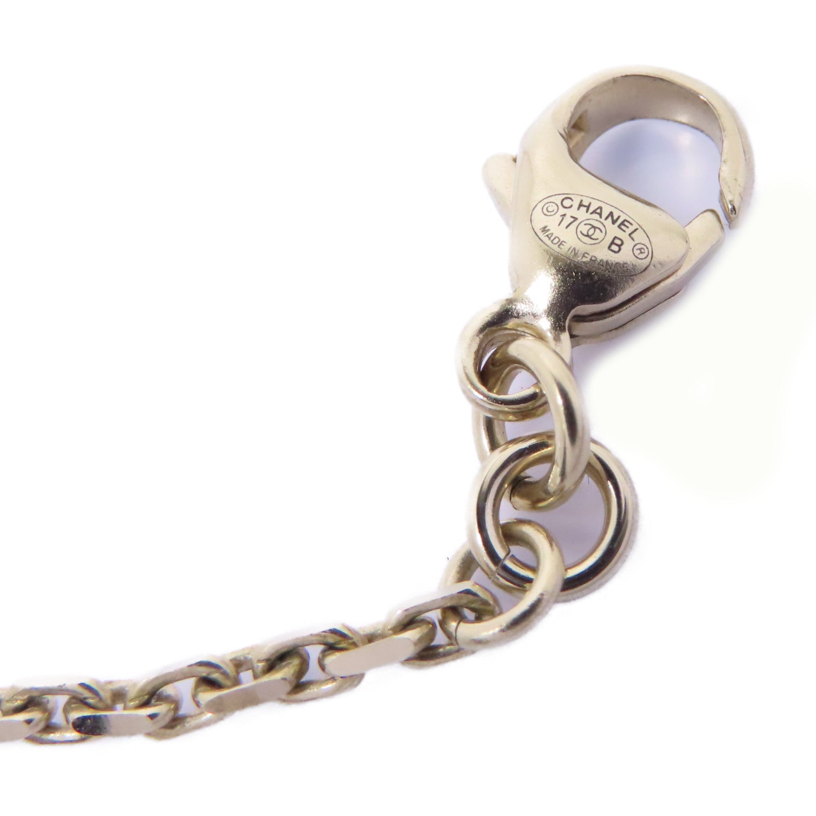 CHANEL PVC/金屬Necklace項鍊透明/金色