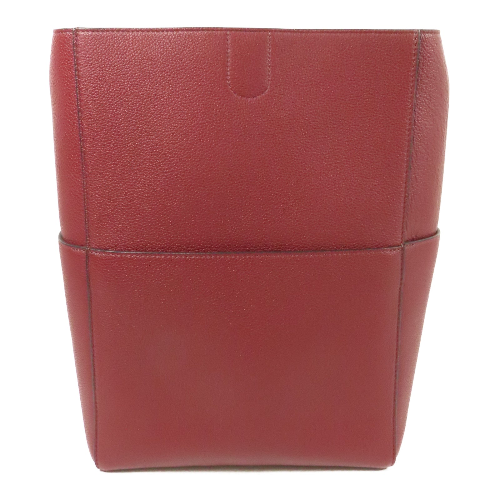 CELINE 【激減優惠】牛皮皮革Sangle Bucket Bag金扣肩背袋