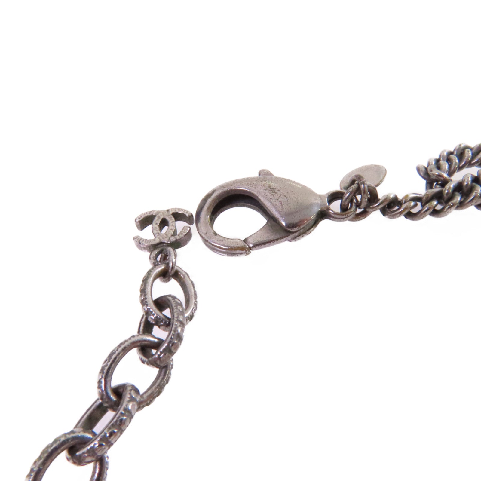 CHANEL 仿珍珠/金屬CC Necklace項鏈