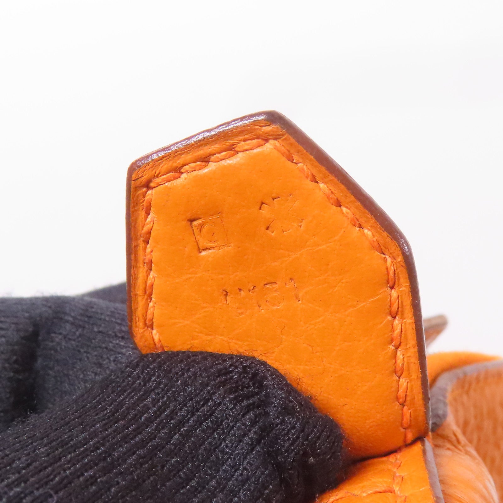 HERMES Clemence皮革Bolide 31銀扣手挽肩背兩用袋Orange