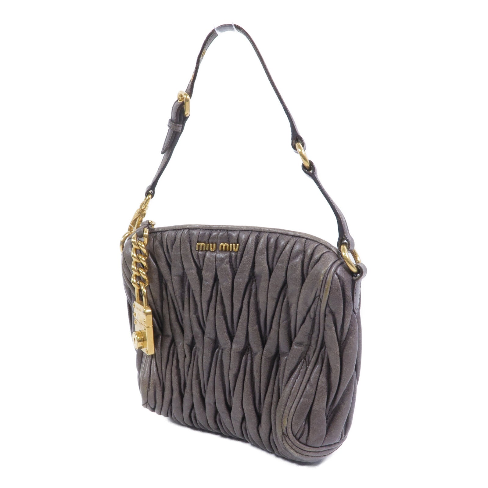 Miu Miu 羊皮皮革Shoulder Bag肩背袋