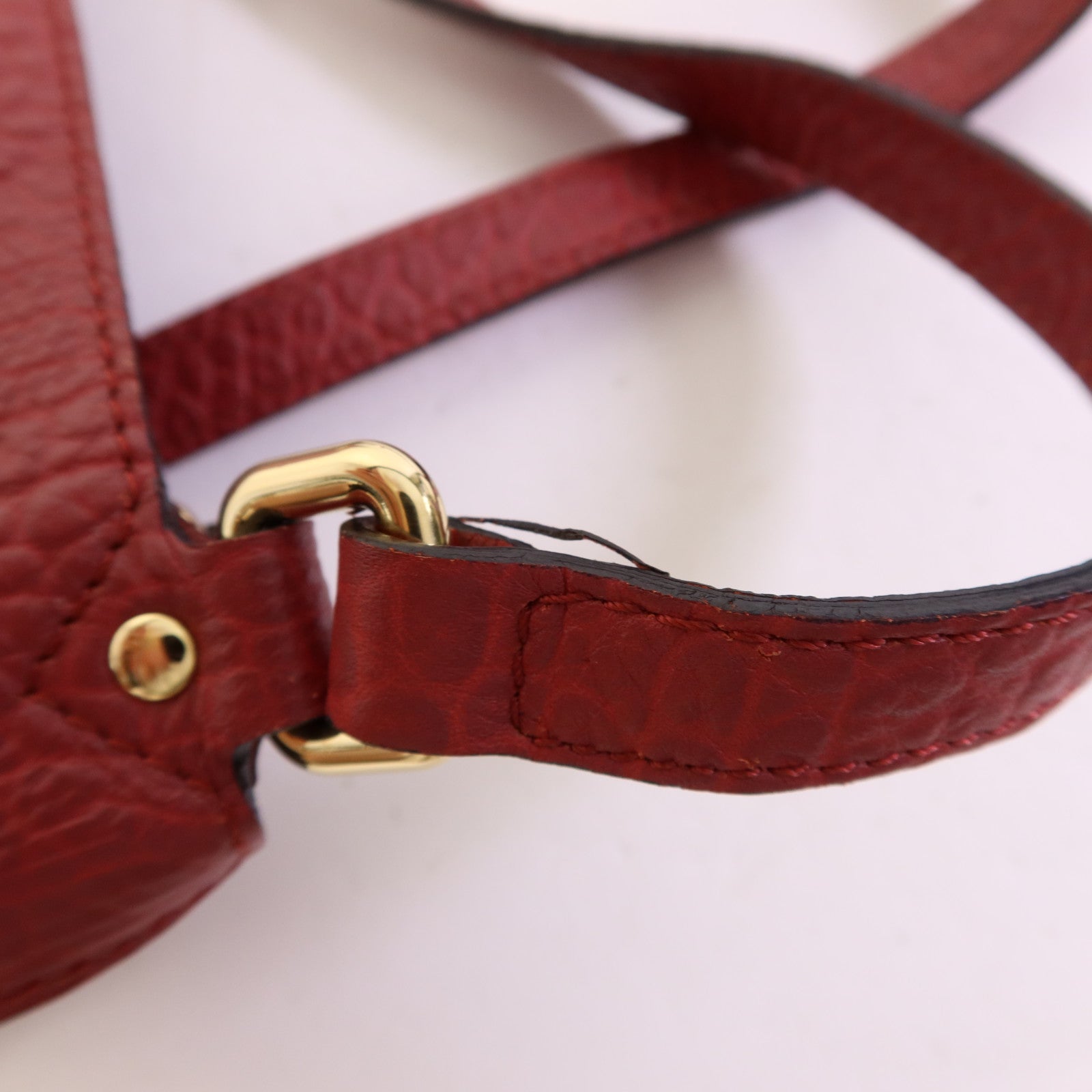 BURBERRY 牛皮皮革Shoulder Bag金扣肩背袋