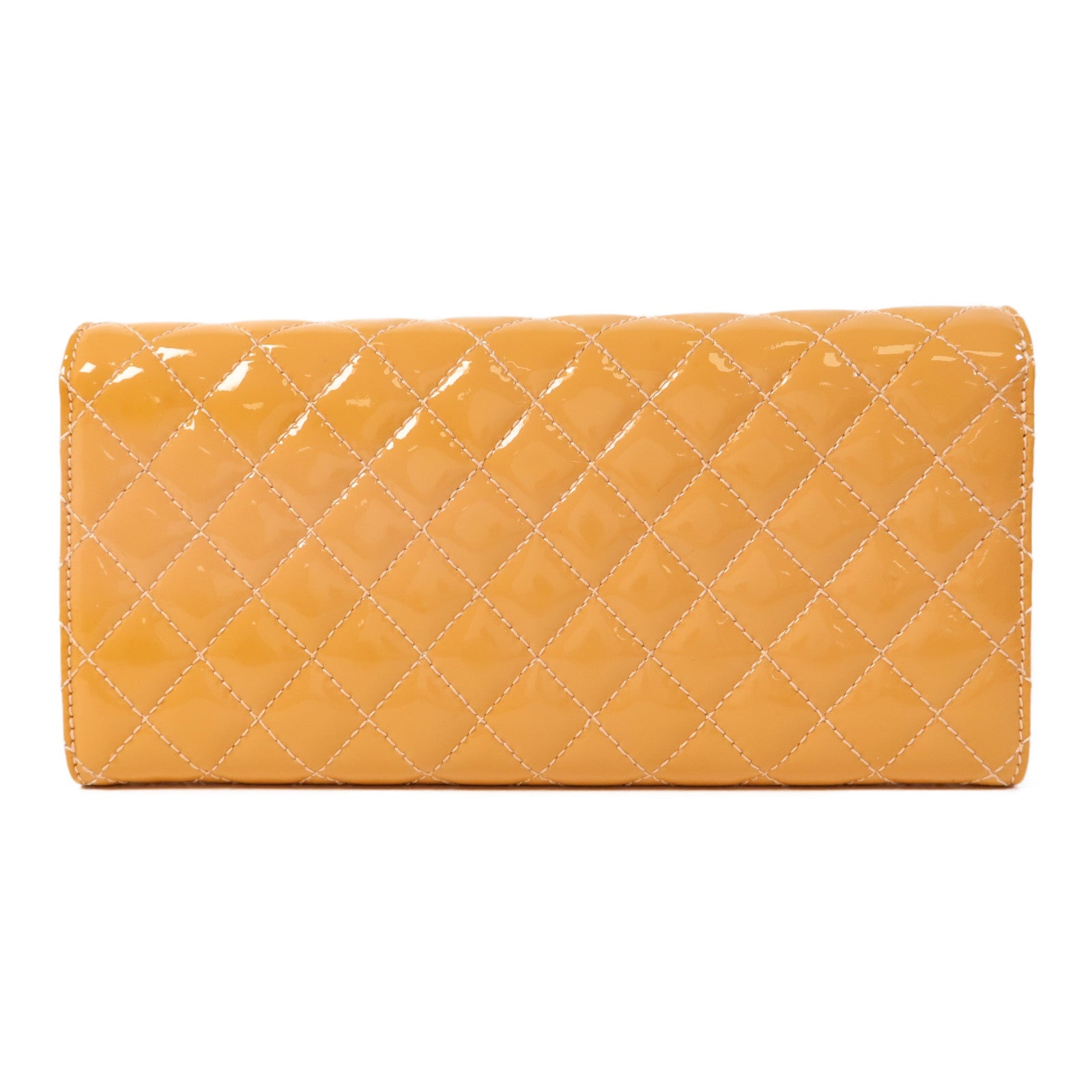 CHANEL 漆皮皮革Chain Shoulder Bag銀扣鏈帶肩背袋