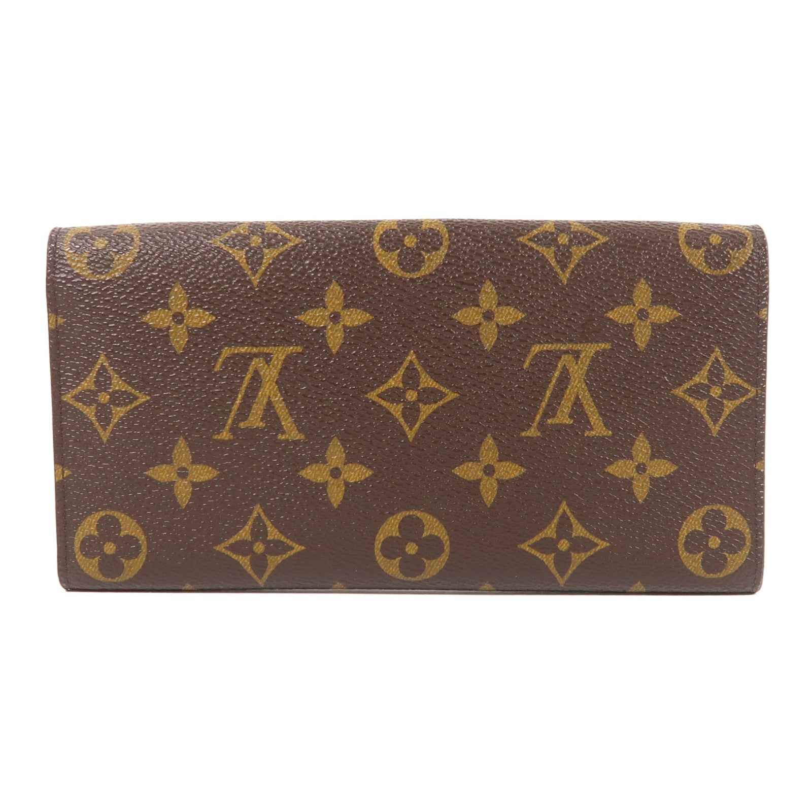 LOUIS VUITTON Monogram Long Wallet金扣長錢包