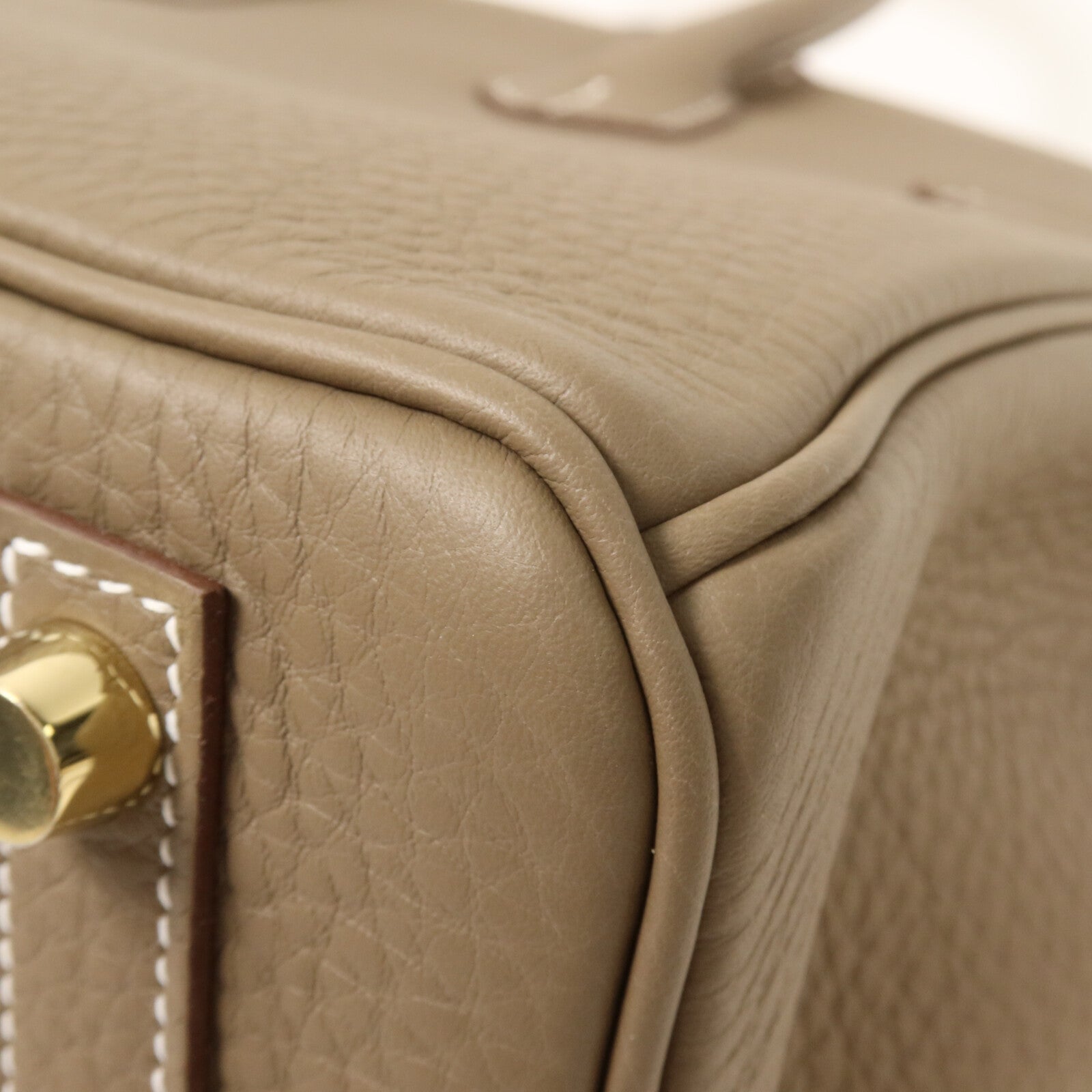 HERMES Togo皮革Birkin 25手挽袋Etoupe