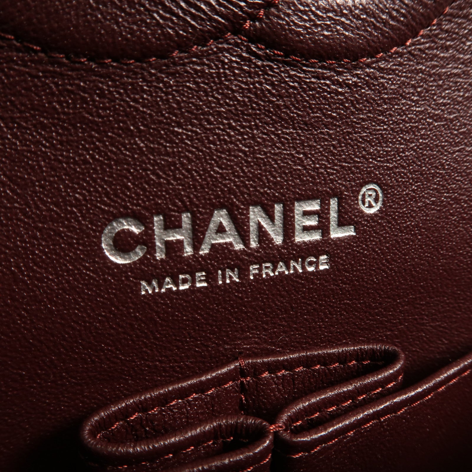 CHANEL 牛皮皮革Classic 25銀扣鏈帶肩背袋