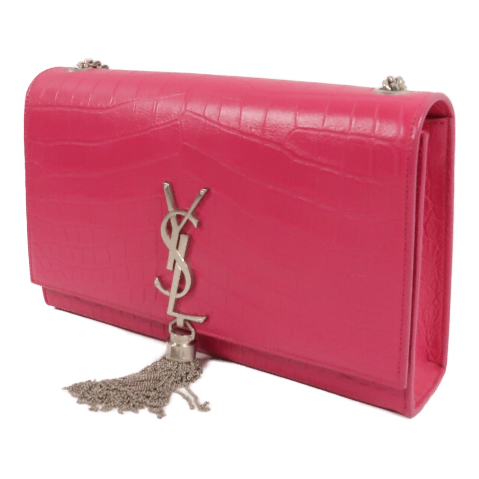 SAINT LAURENT 牛皮皮革Kate Tassel Medium鏈帶肩背袋