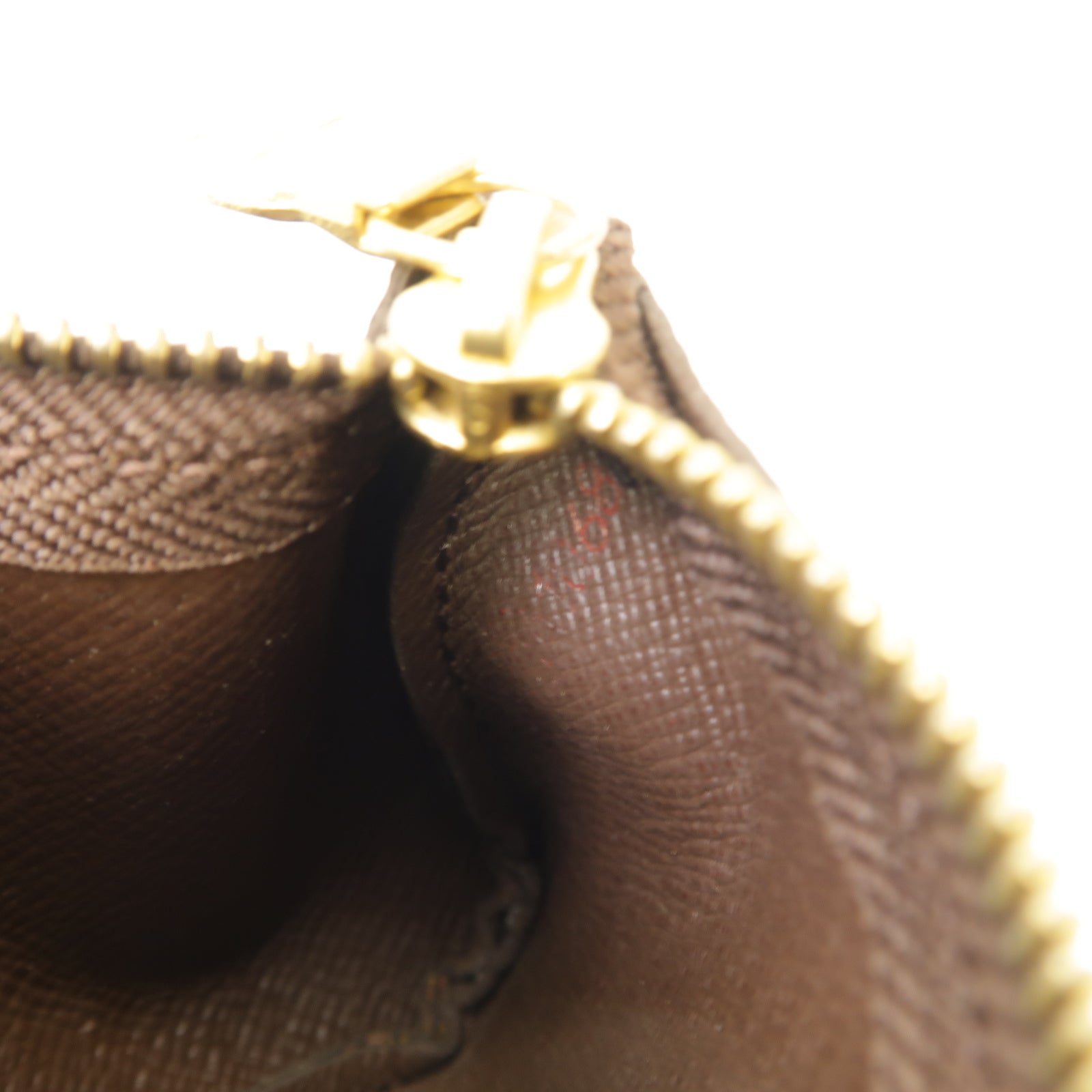 LOUIS VUITTON Damier Key & Coin Pouch金扣鑰匙零錢包啡色