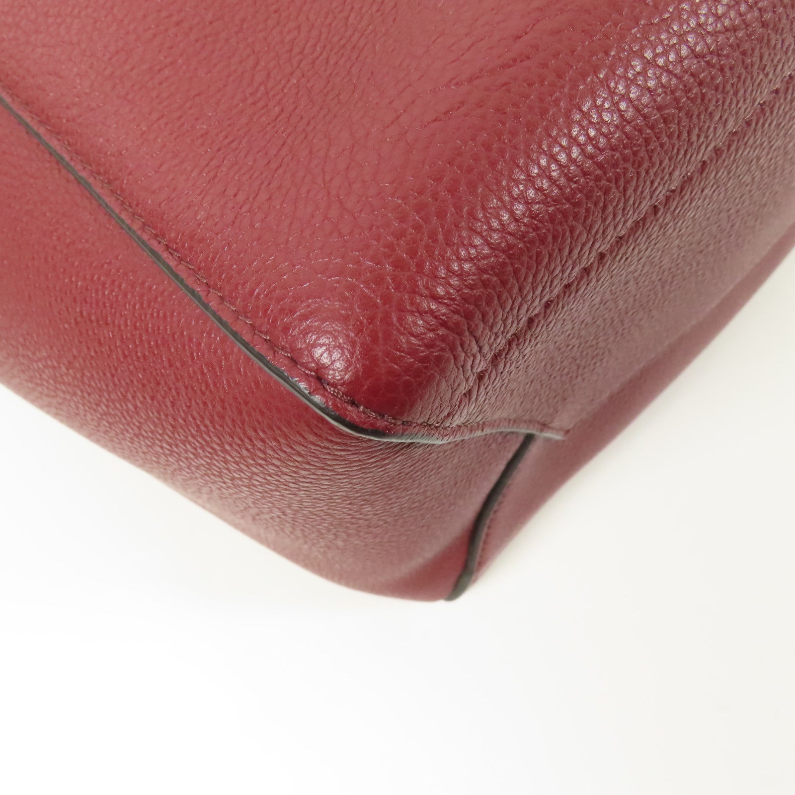 CELINE 牛皮皮革Sangle Bucket Bag金扣肩背袋