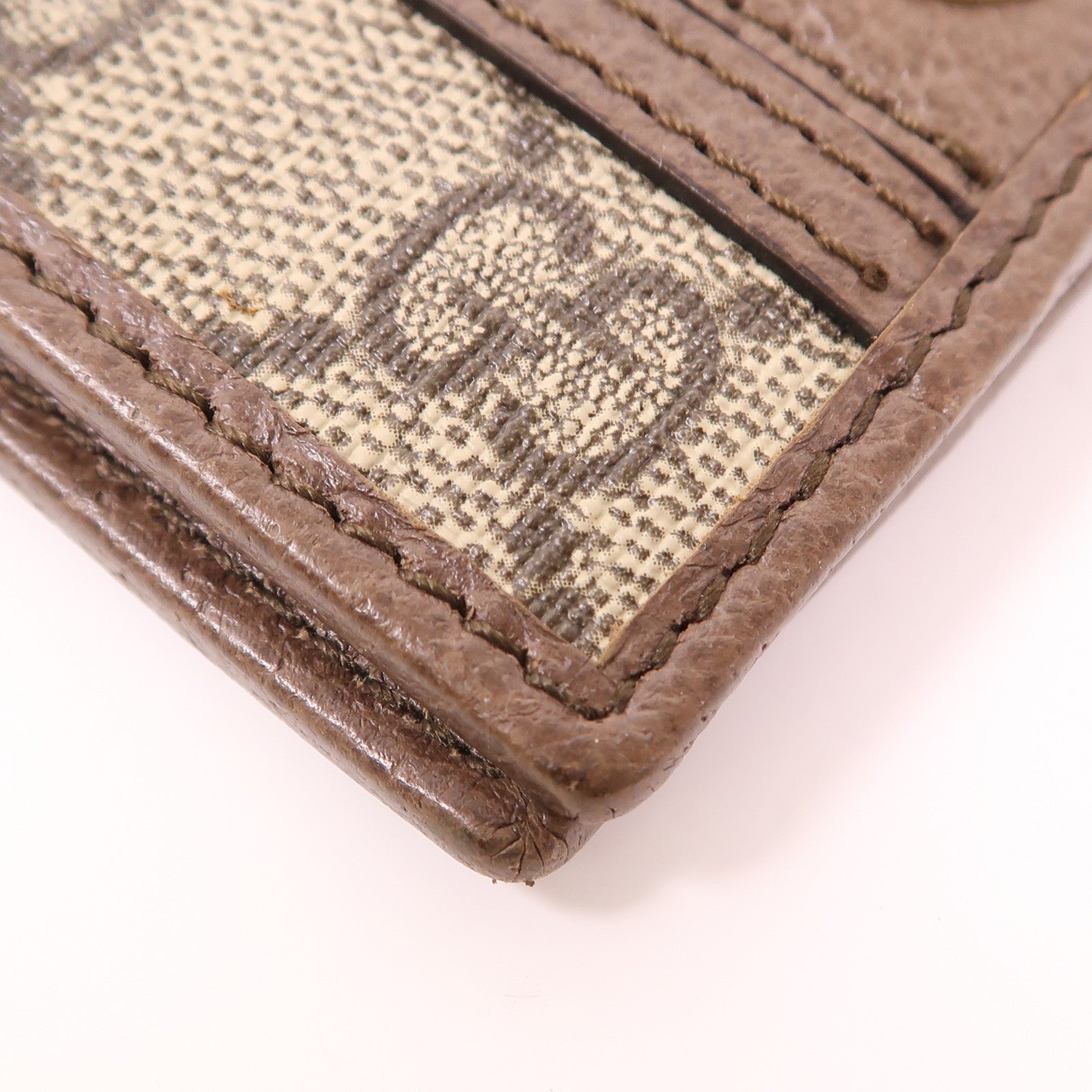 GUCCI 塗層帆布Wallet金扣錢包