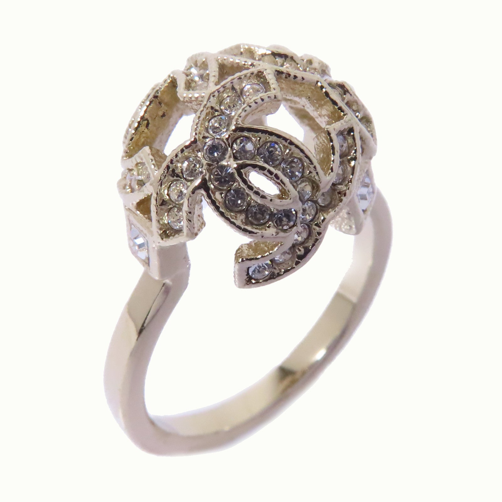 CHANEL 【激減優惠】金屬Ring 戒指US#6金色