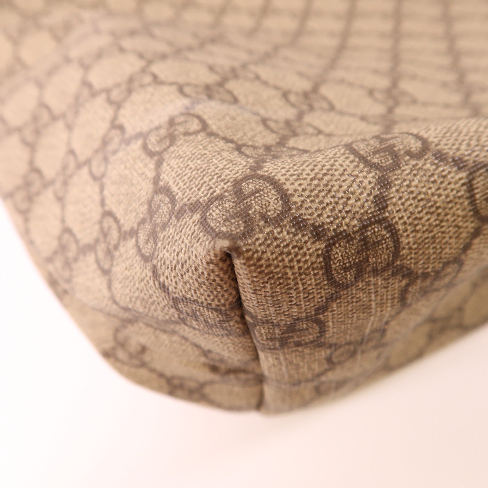 GUCCI GG SHW Tote Bag 189896 Coated Canvas Brown